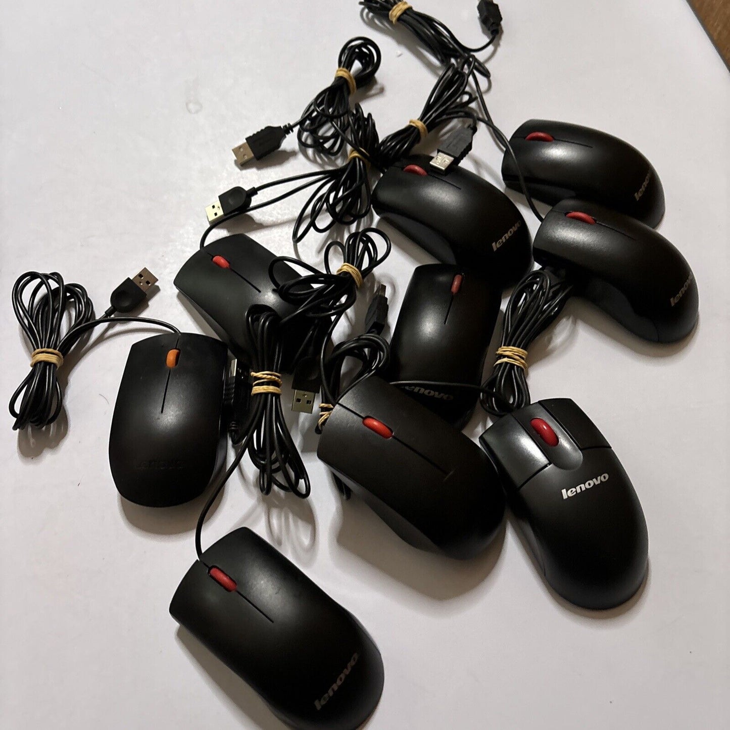 9x Lenovo USB Mouse: 6x M-U0025-O & 3x MOJU0