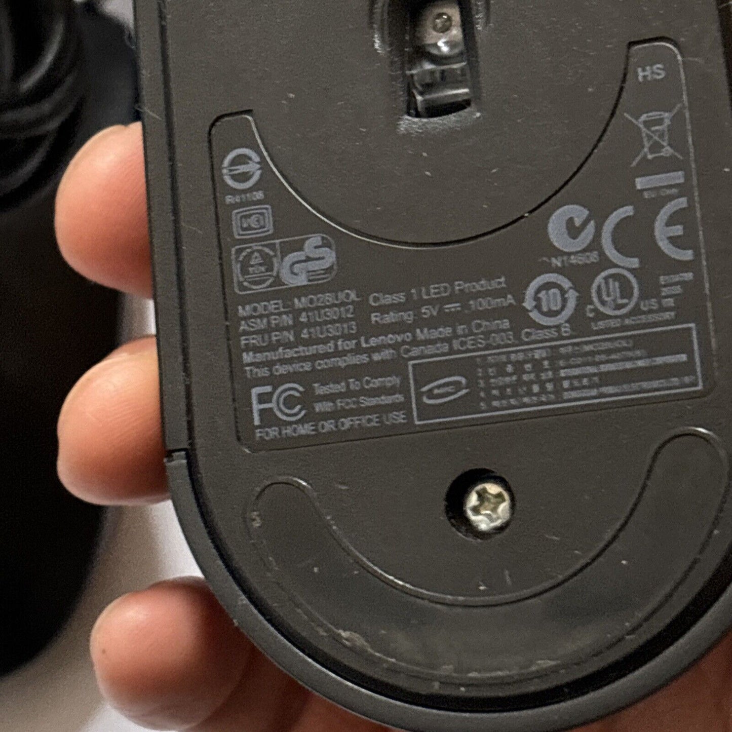 9x Lenovo USB Mouse: 6x M-U0025-O & 3x MOJU0