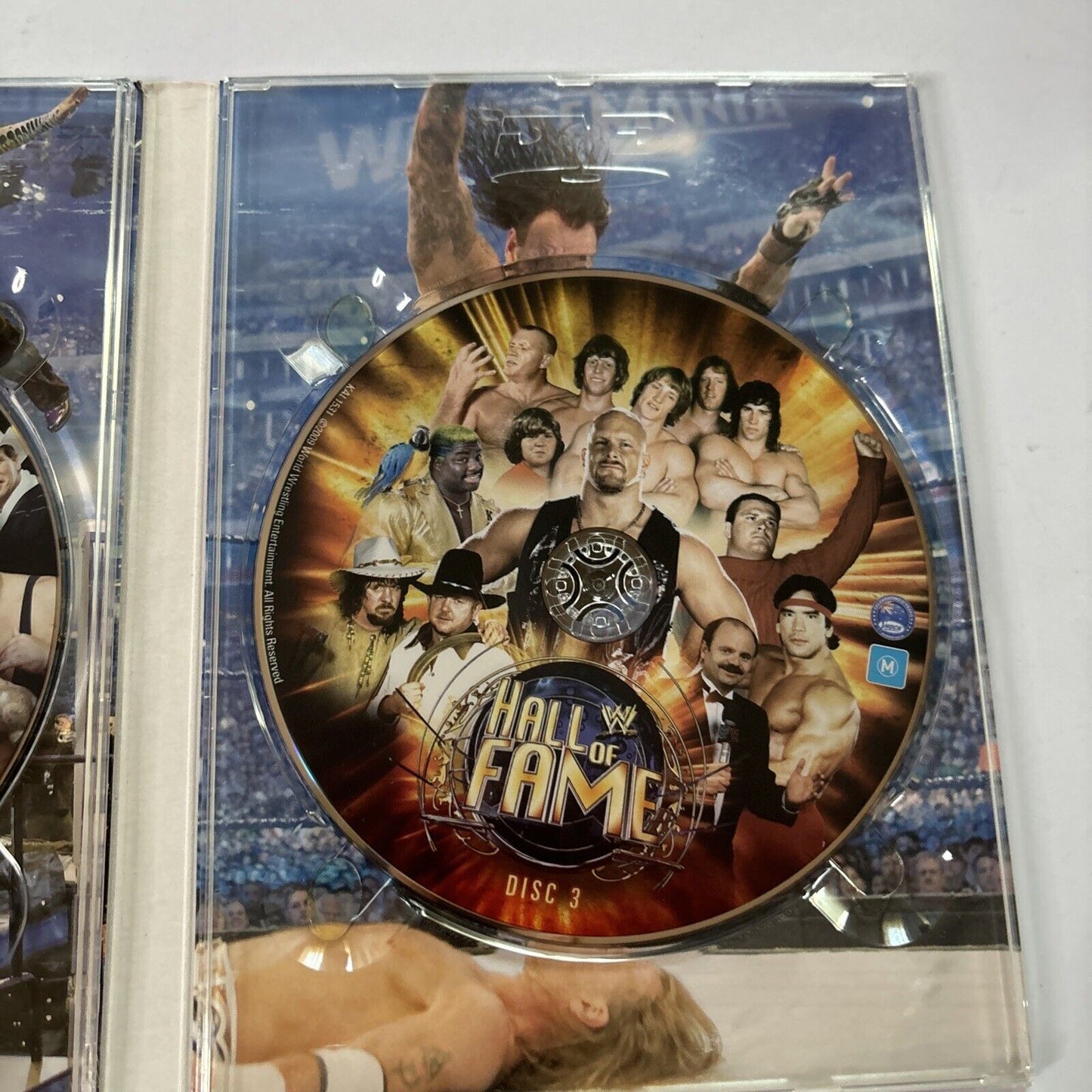 WWE Wrestle Mania 25 (DVD, 2009, 3-Disc) John Cena Region 4