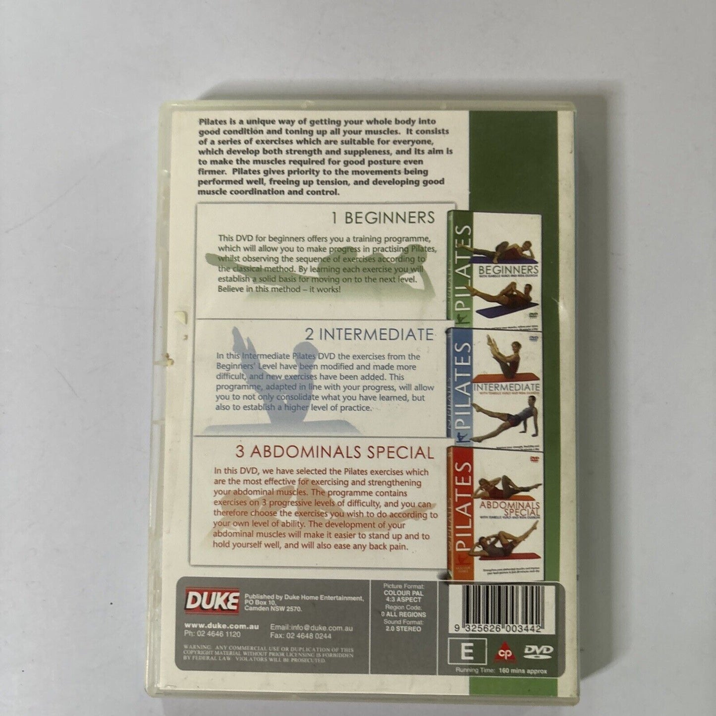 Pilates for All - Abdominals Special (DVD, 3-Disc) All Regions
