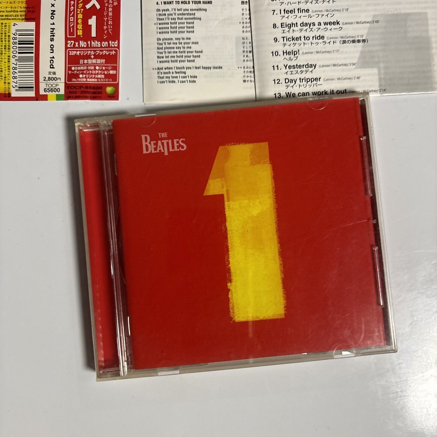 The Beatles - 1 (CD, 2000) Japan tocp-65600 obi