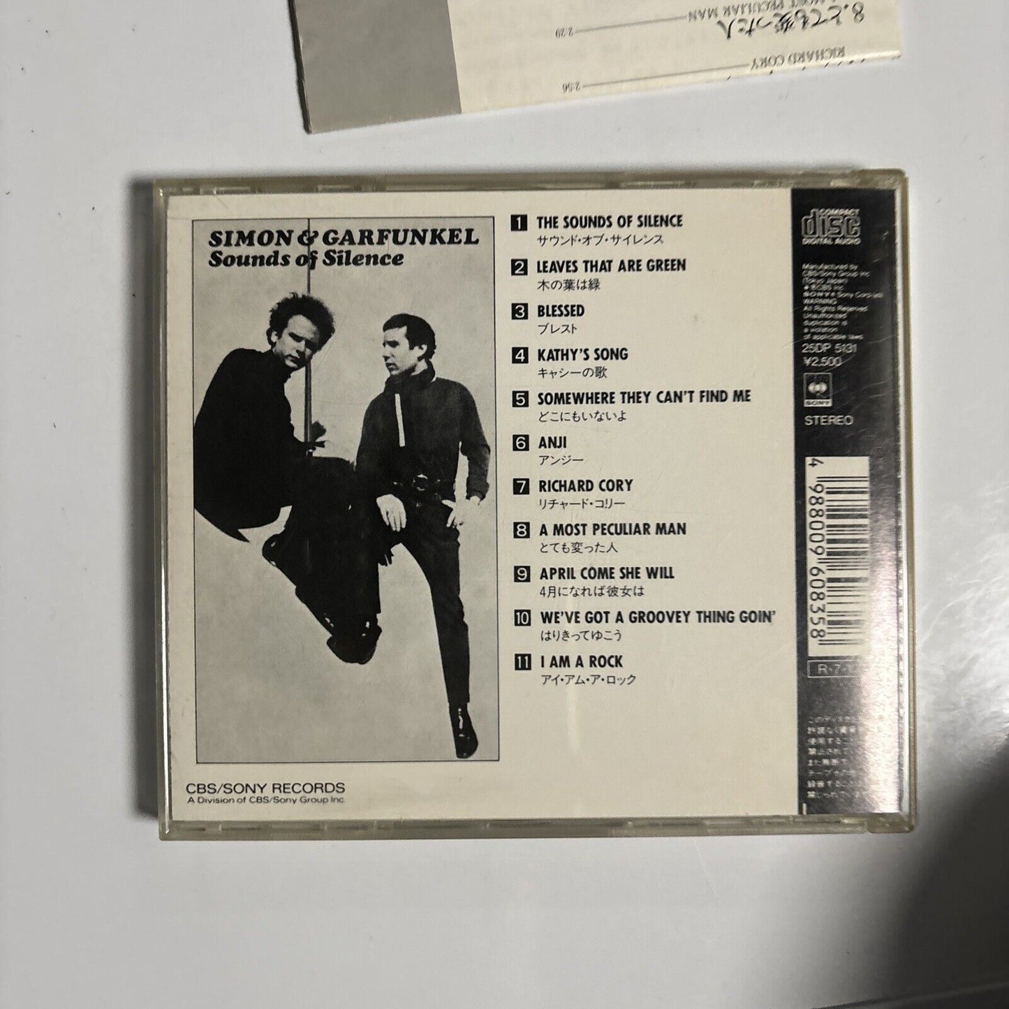 Simon & Garfunkel - Sounds of Silince (CD, 1998) Japan 25dp-5131