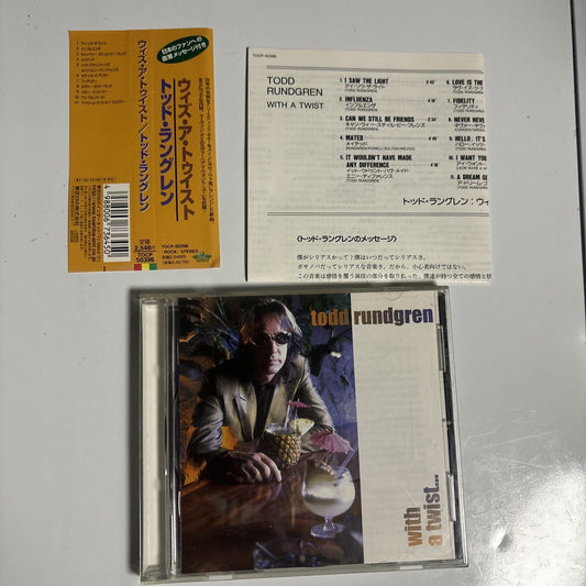 Todd Rundgren - With A Twist... (CD, 1997) Latin Japan tocp-50396 obi