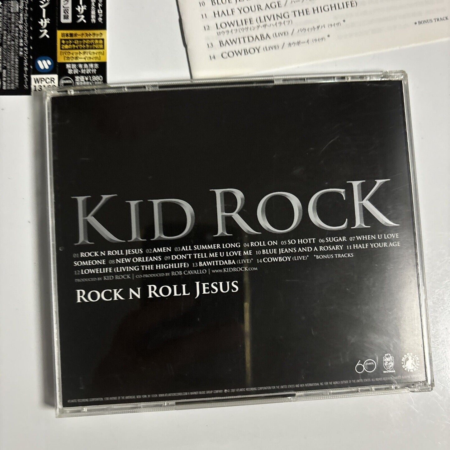 Kid Rock - Rock N Roll Jesus (CD, 2008) Japan wpcr-13162 pbi