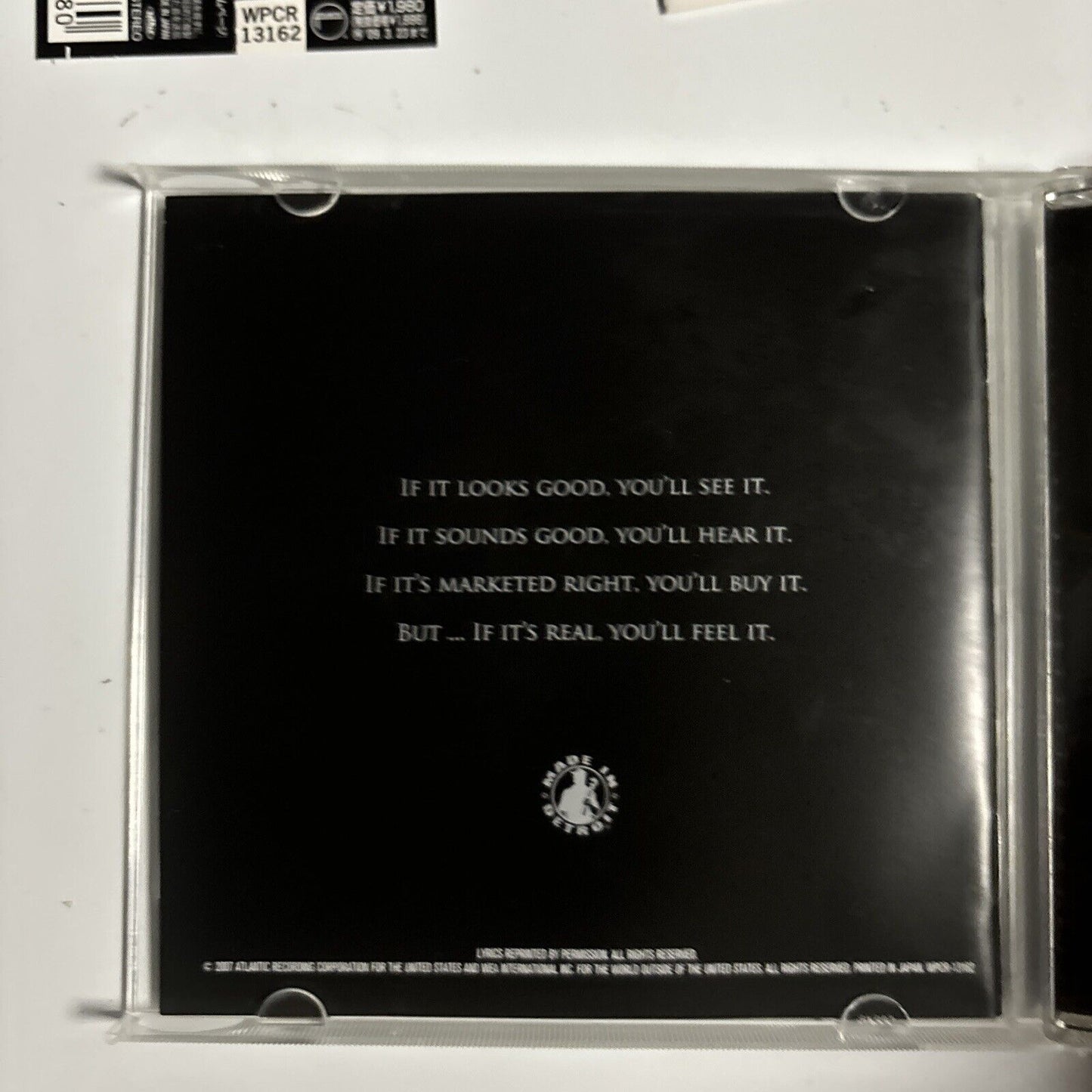 Kid Rock - Rock N Roll Jesus (CD, 2008) Japan wpcr-13162 pbi