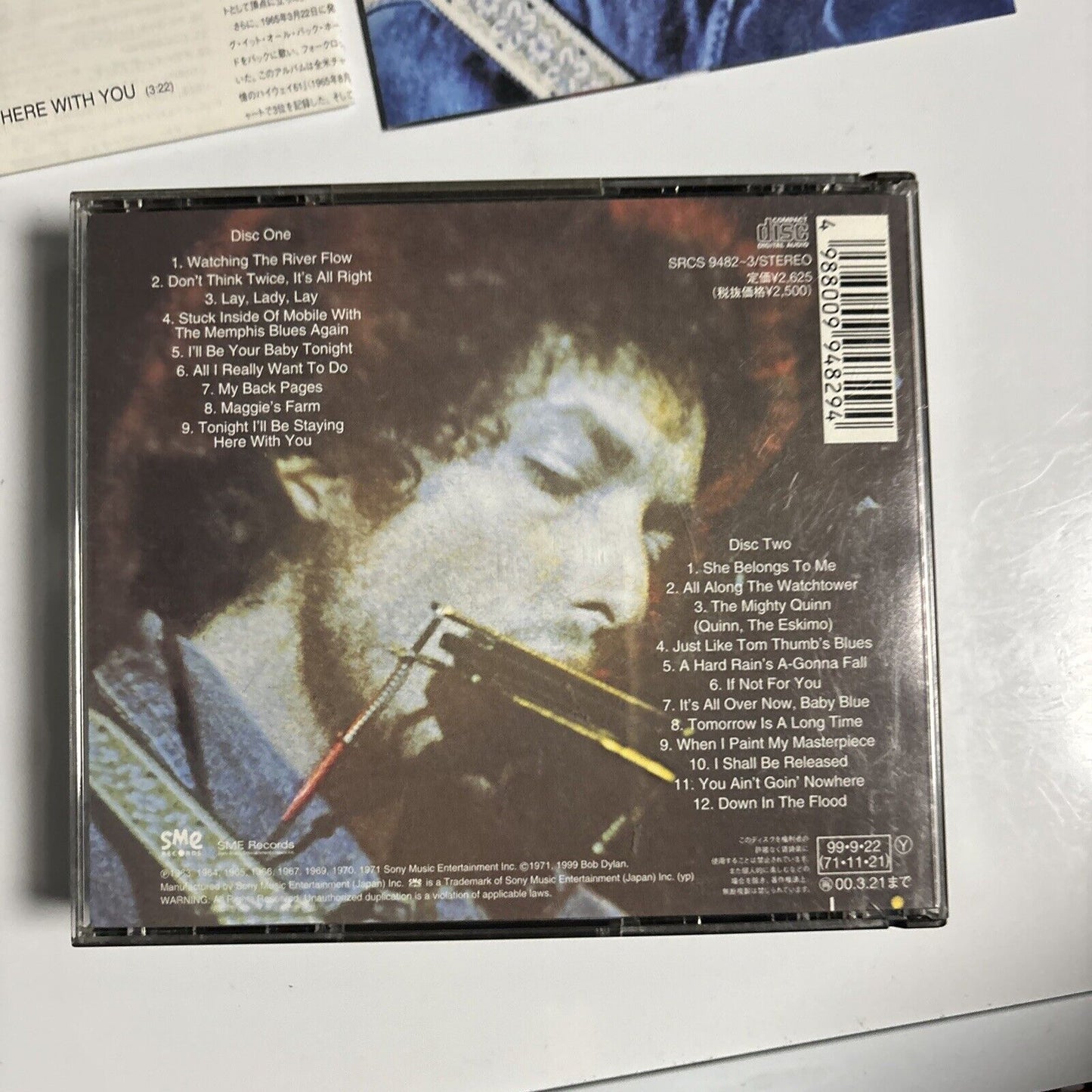 Bob Dylan - Bob Dylan's Greatest Hits Vol. II (CD, 1999) Japan SRCS 9482-3