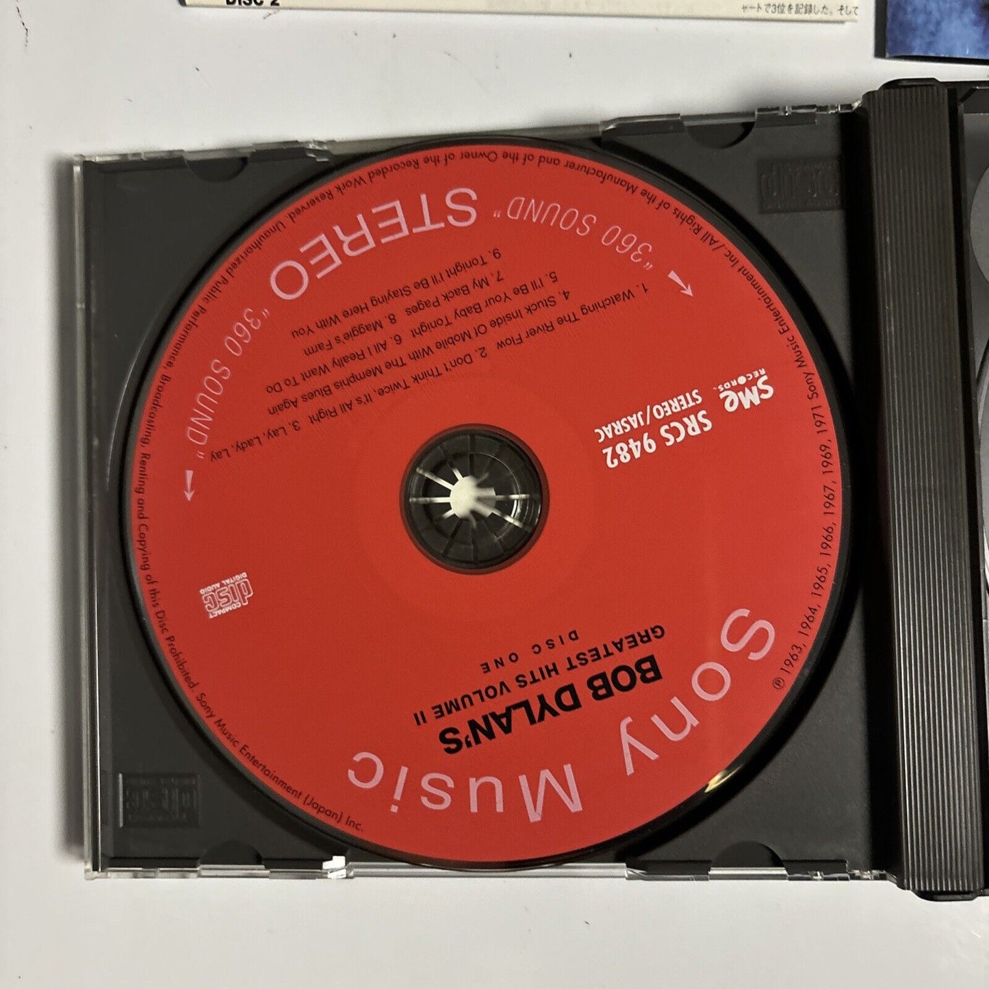 Bob Dylan - Bob Dylan's Greatest Hits Vol. II (CD, 1999) Japan SRCS 9482-3