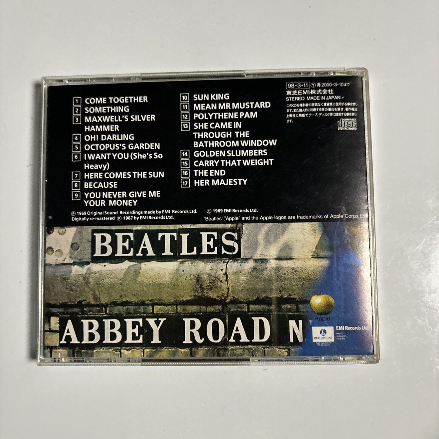 The Beatles - Abbey Road (CD, 1998) Japan tocp-51122