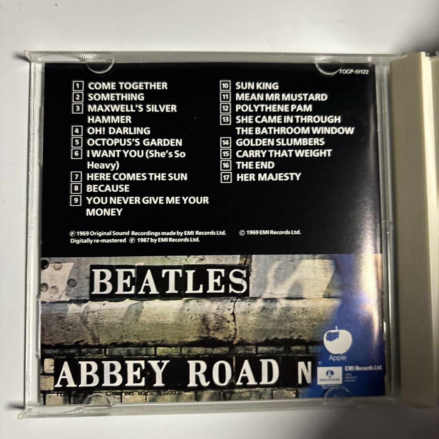 The Beatles - Abbey Road (CD, 1998) Japan tocp-51122