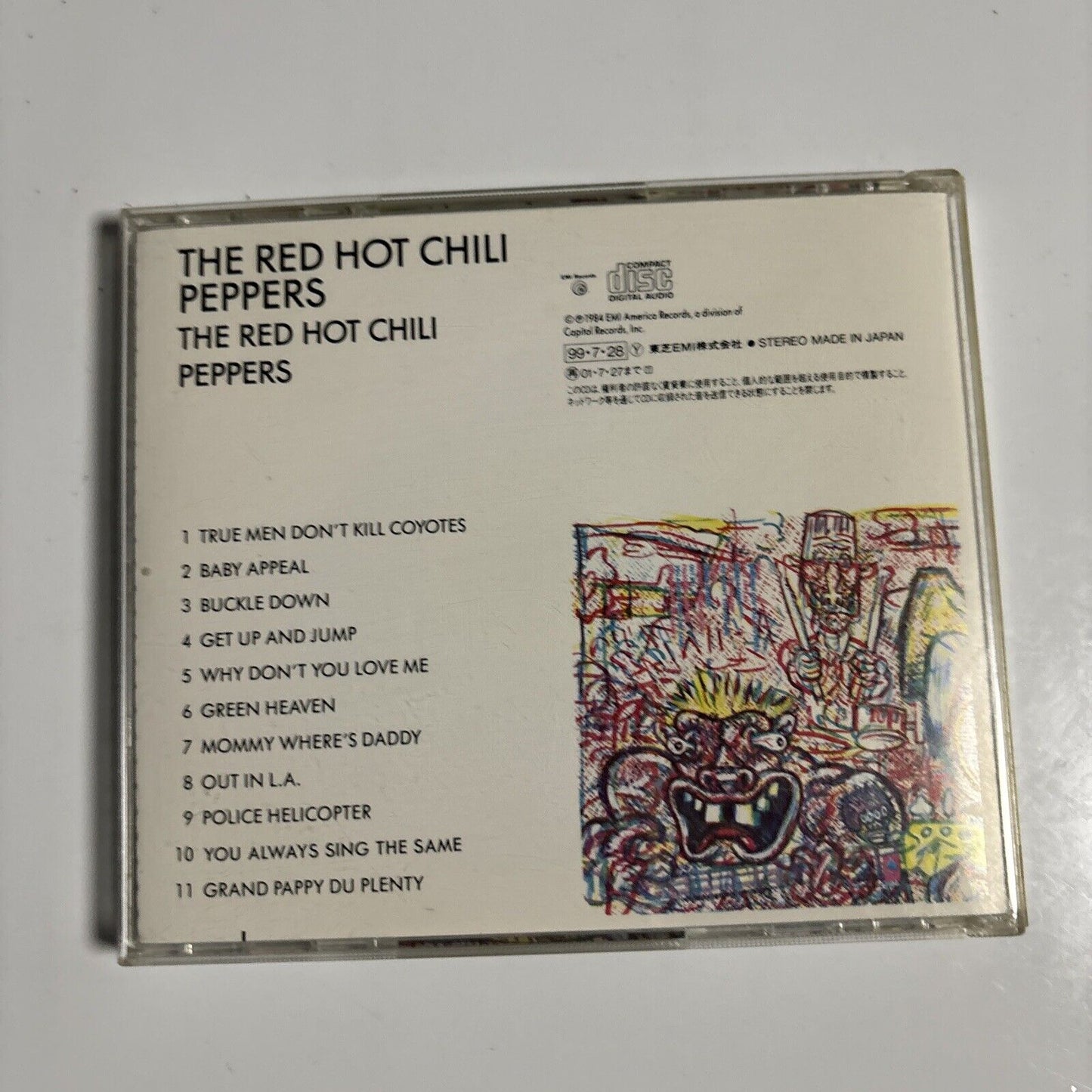 The Red Hot Chili Peppers - The Red Hot Chili Peppers (CD 1999) Japan tocp-53057