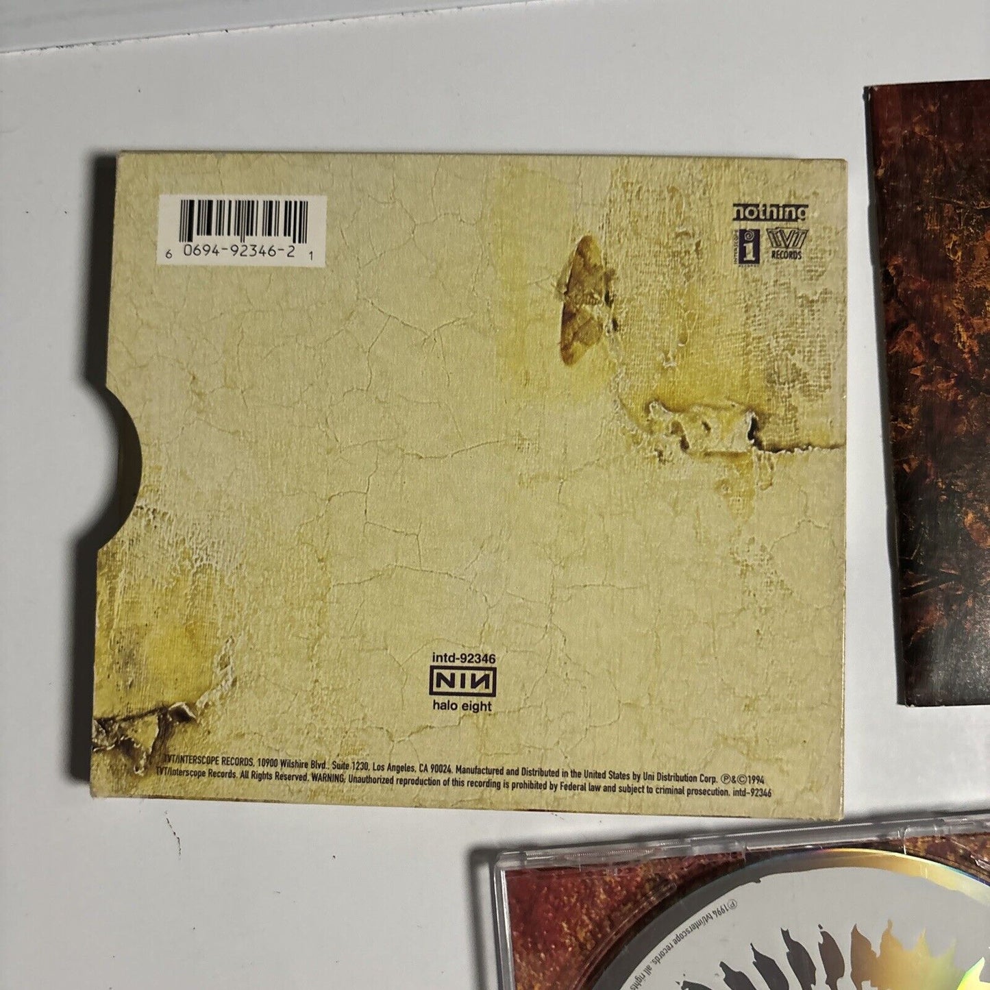 Nine Inch Nails - The Downward Spiral (CD, 1994) intd-92346