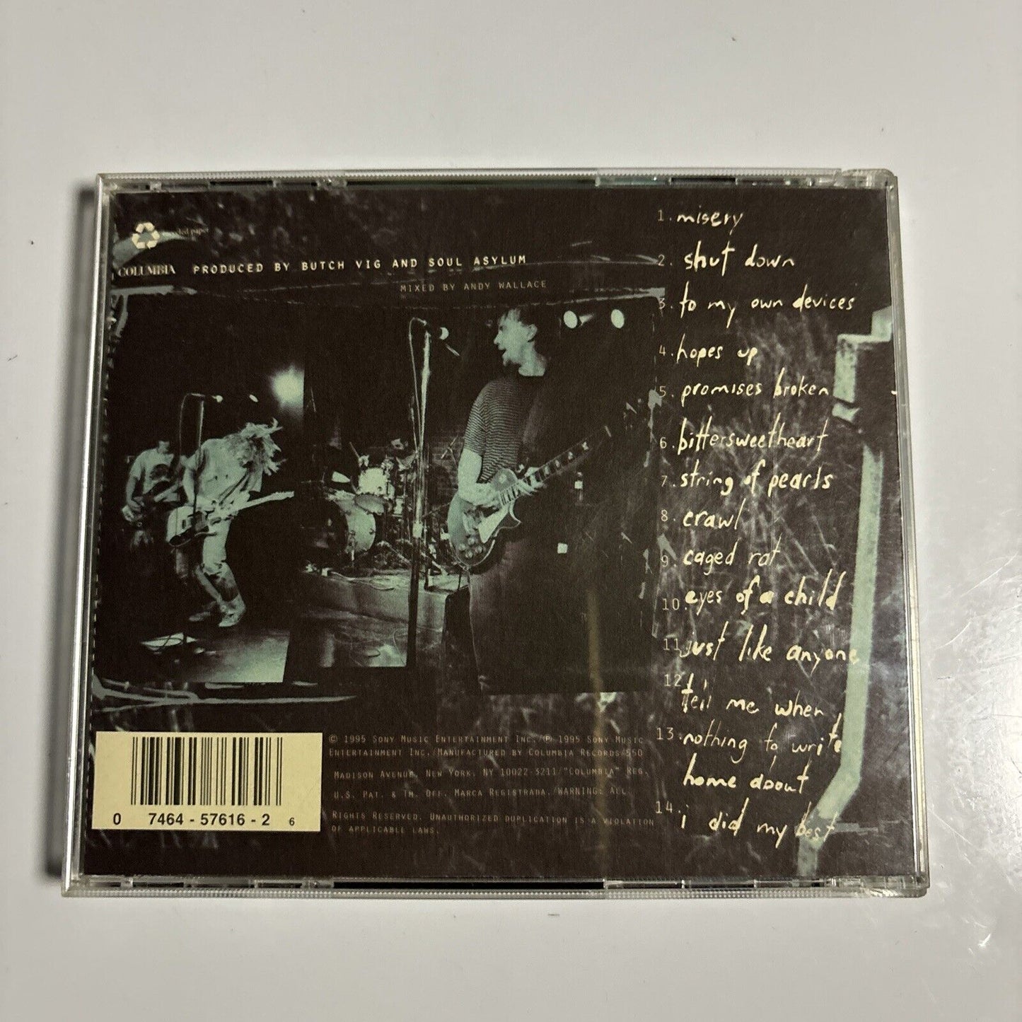 Soul Asylum - Let Your Dim Light Shine (CD, 1995) Columbia CK 57616