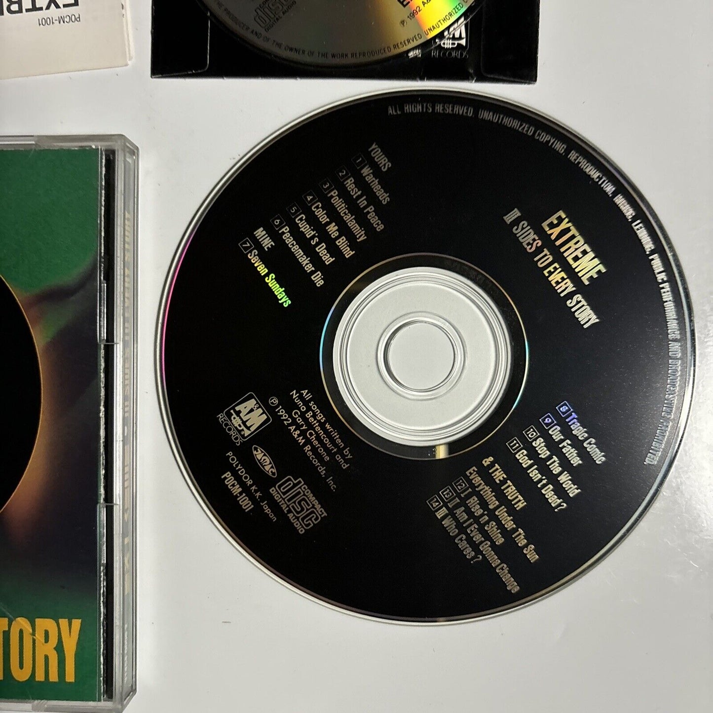 Extreme - III Sides To Every Story (CD + Mini CD, 1992) Japan A&M Records