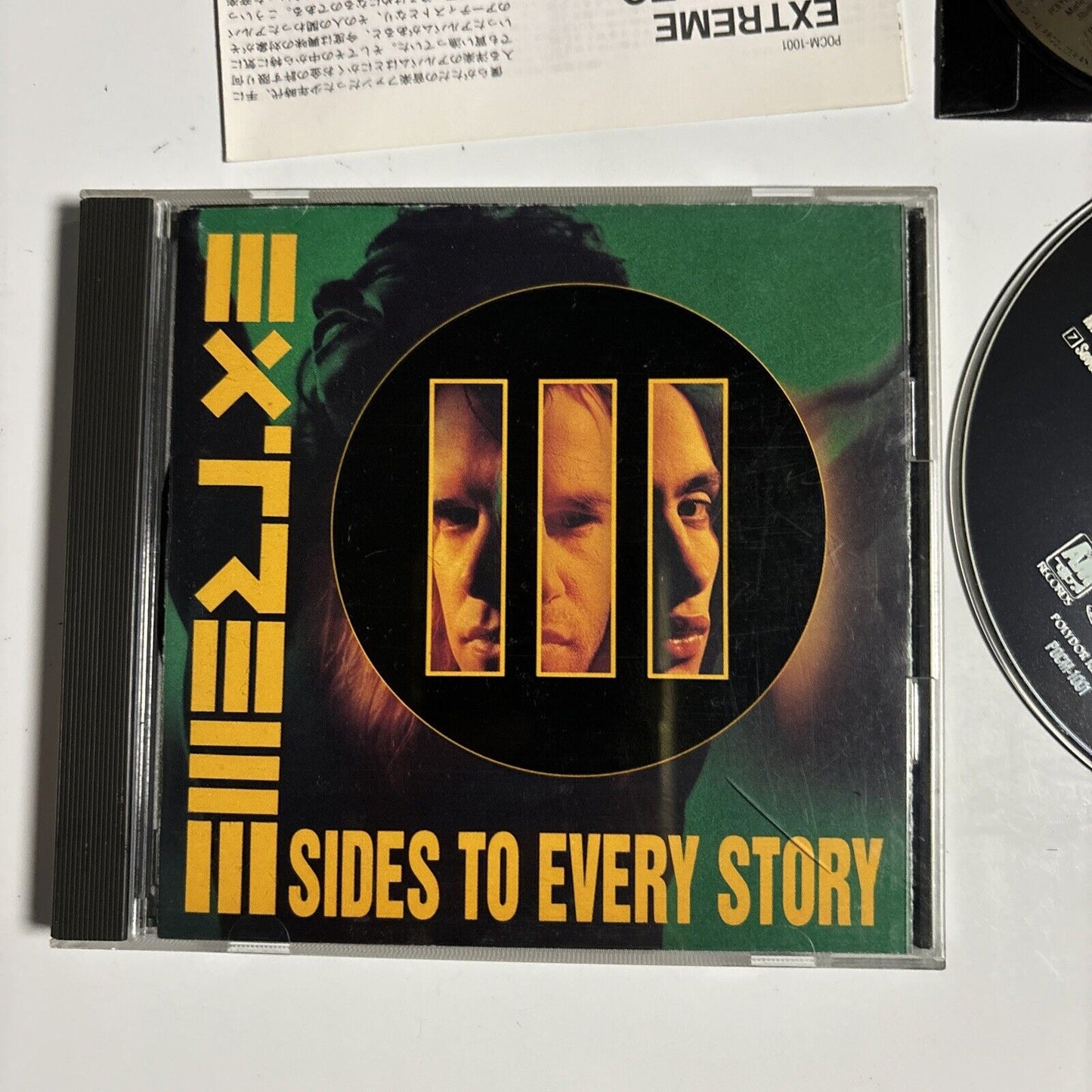 Extreme - III Sides To Every Story (CD + Mini CD, 1992) Japan A&M Records