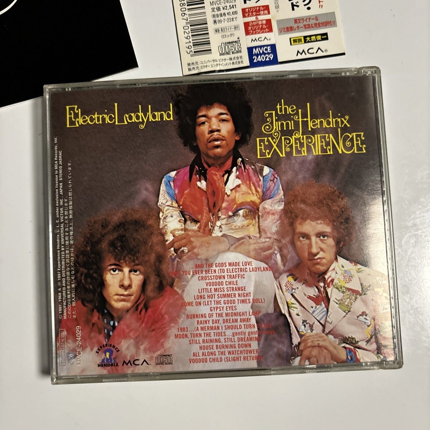Jimi Hendrix Experience - Electric Ladyland (CD, 1997) Japan mvce-24029 obi