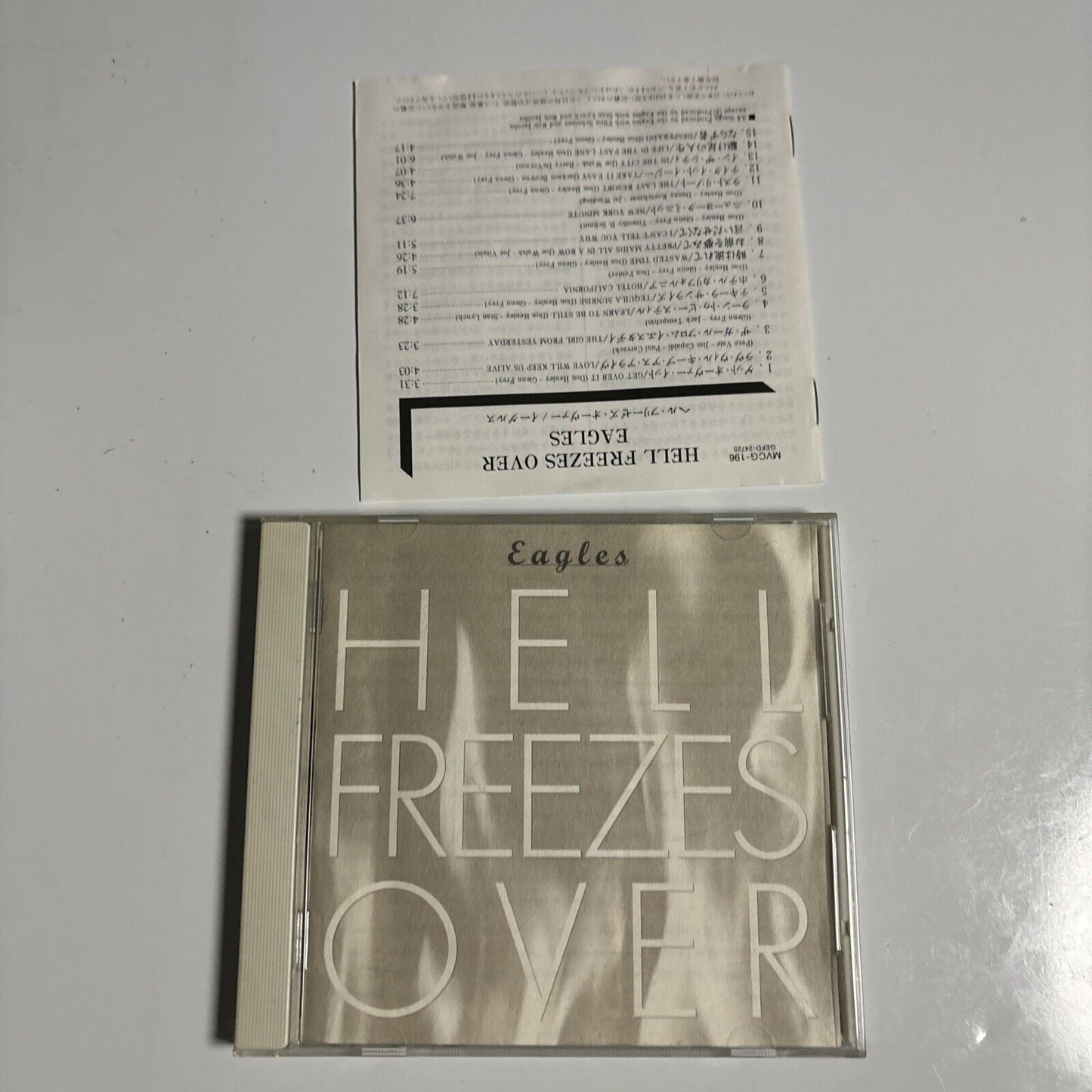 Eagles - Hell Freezes Over (CD, 1994) Japan mvcg-196 Geffen Records