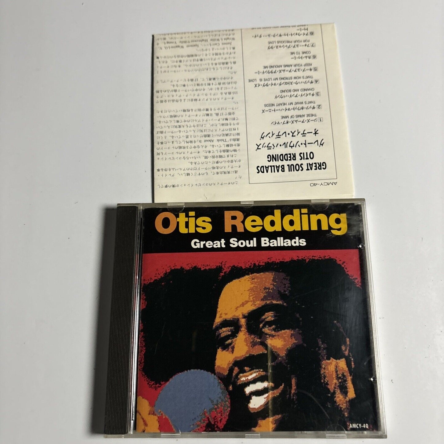 Otis Redding - Great Soul Ballads (CD, 1990) Japan amcy-40