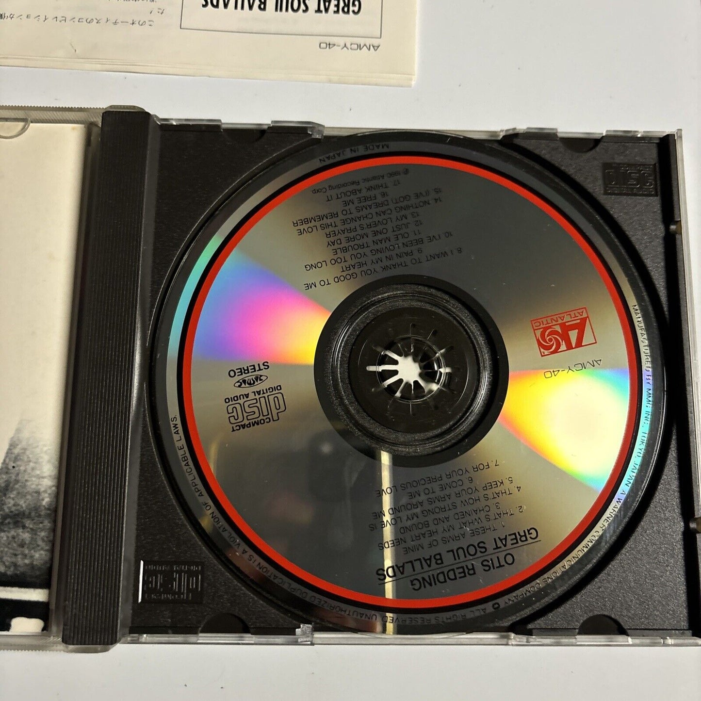 Otis Redding - Great Soul Ballads (CD, 1990) Japan amcy-40