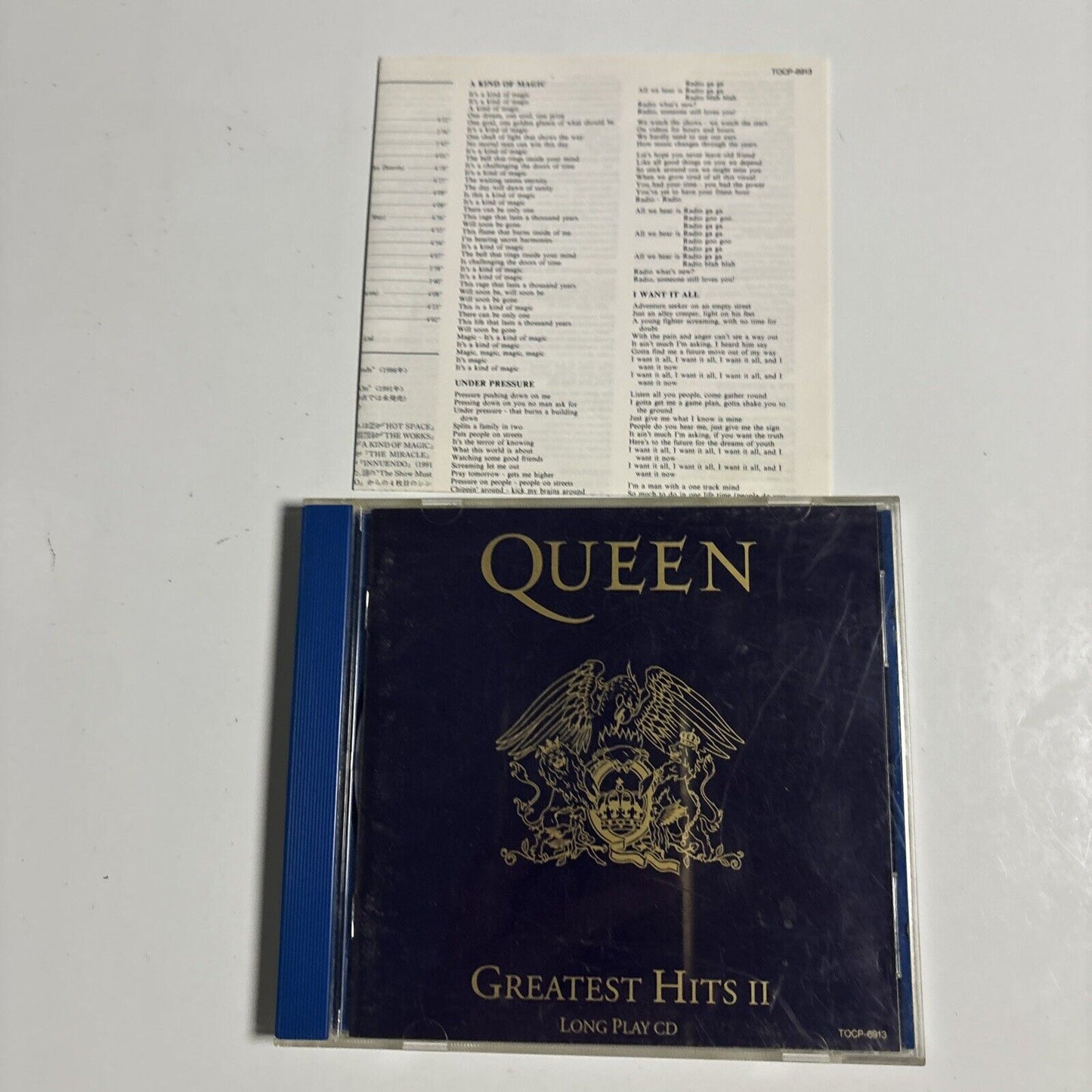 Queen - Greatest Hits II (CD, 1991) Japan tocp-6913