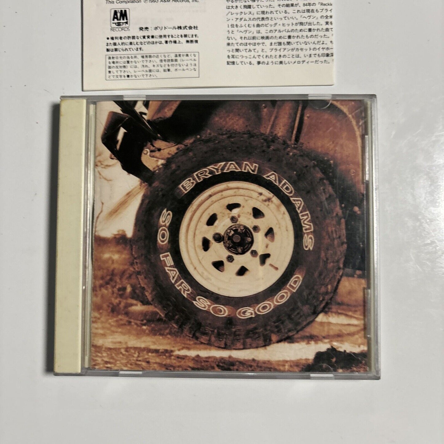 Bryan Adams - So Far So Good (CD, 1993) Rock Japan pocm-1045