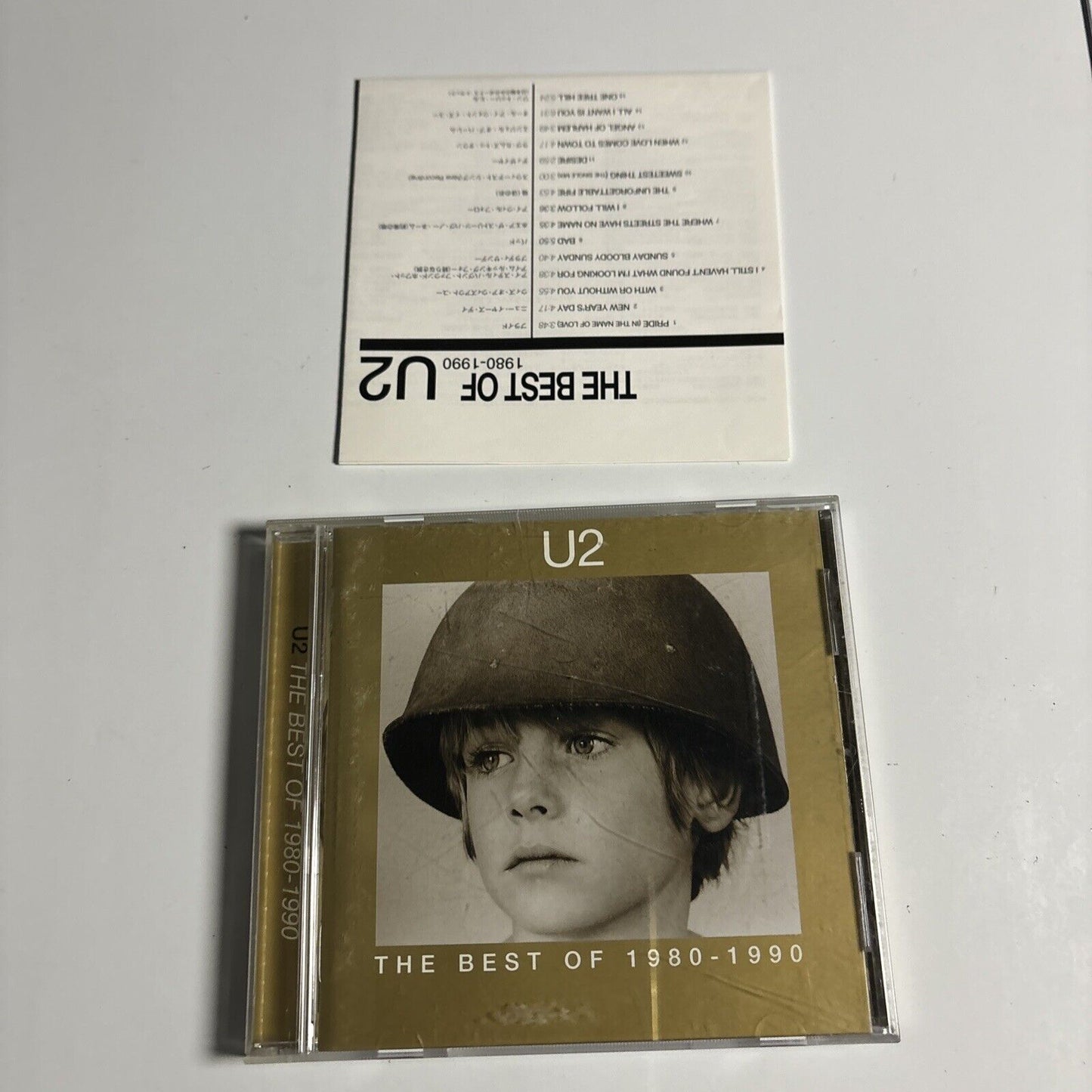 U2 - The Best Of 1980-1990 (CD, 1998) Japan PHCR-1885 Island Records