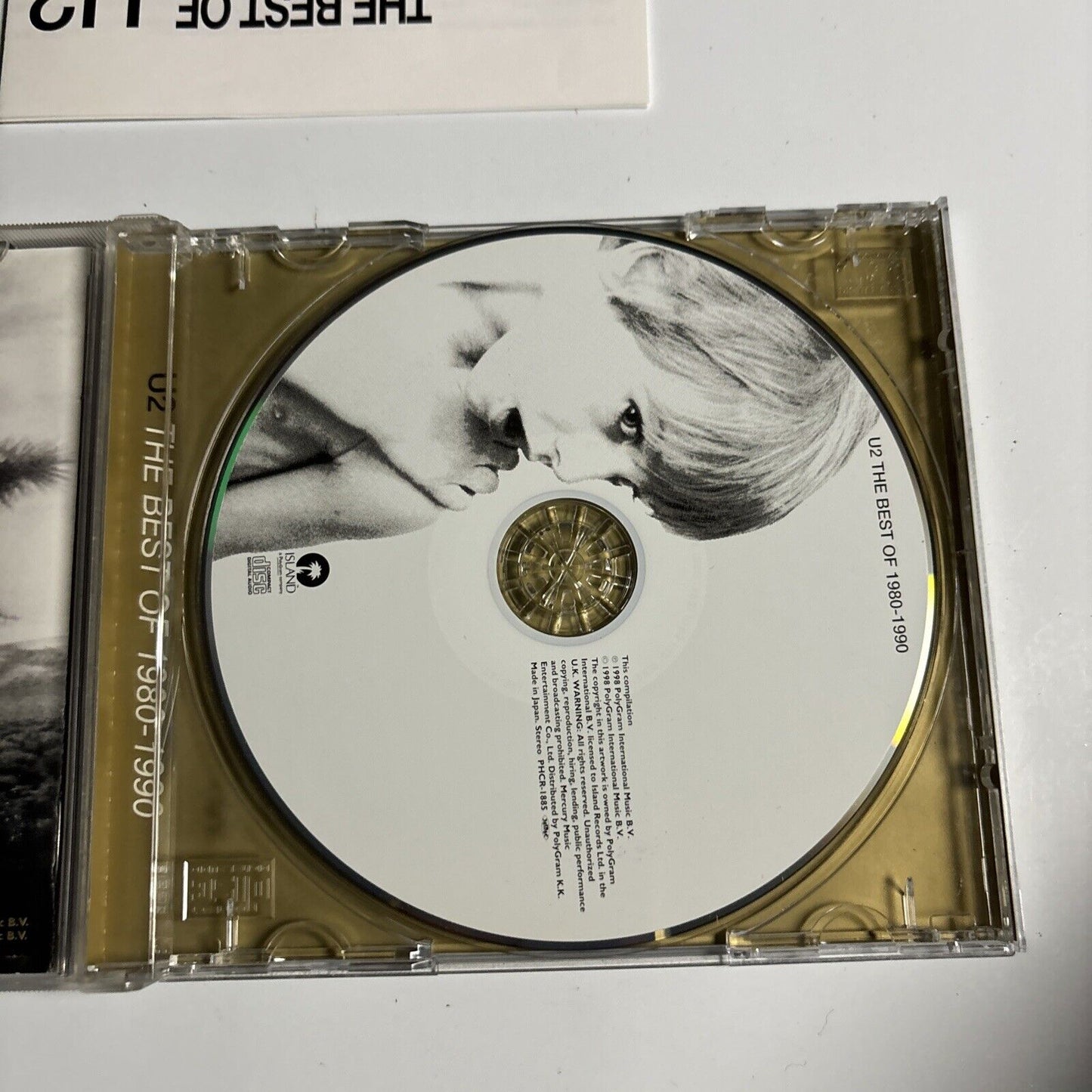 U2 - The Best Of 1980-1990 (CD, 1998) Japan PHCR-1885 Island Records