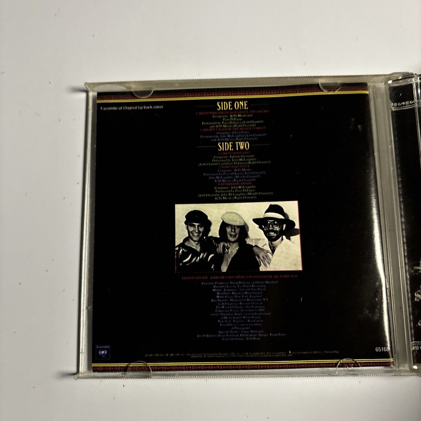 Al Di Meola, John McLaughlin, De Lucía - Friday Night In San Francisco (CD 1981)