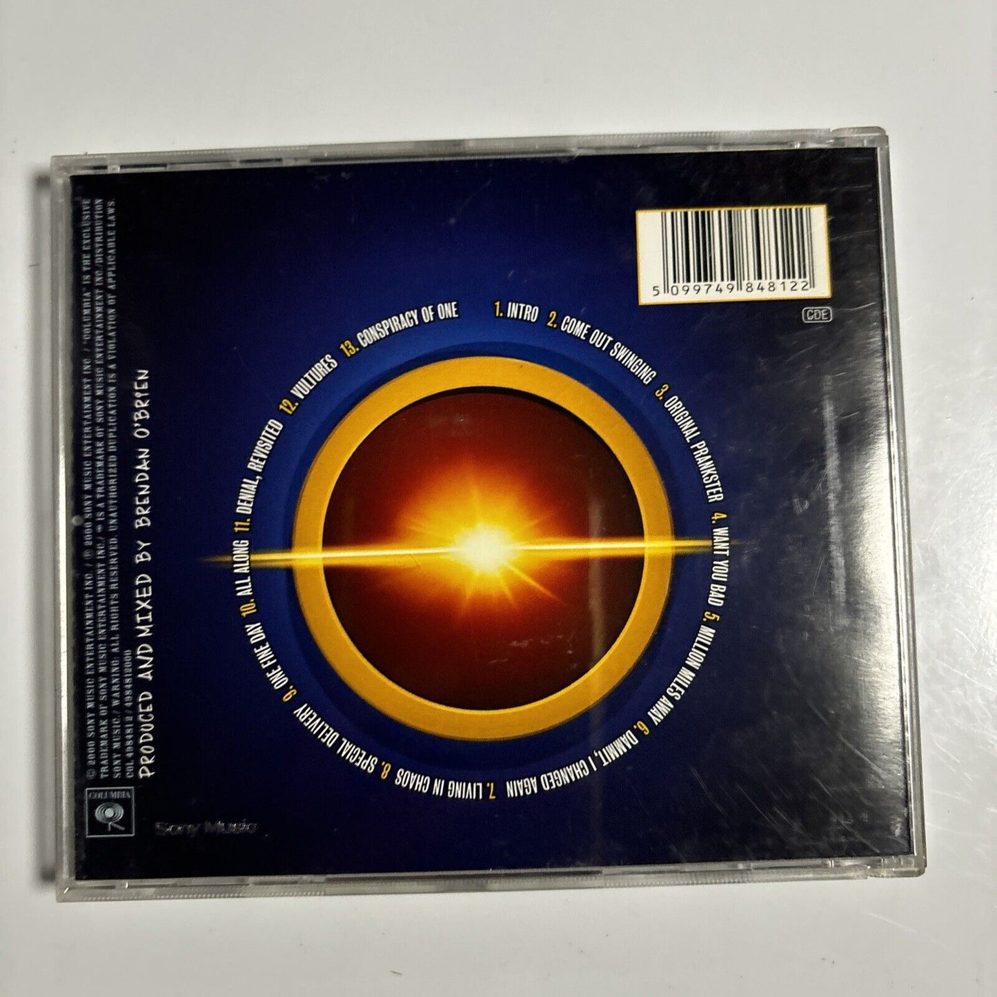 The Offspring - Conspiracy Of One (CD, 2000) Columbia 498481 2