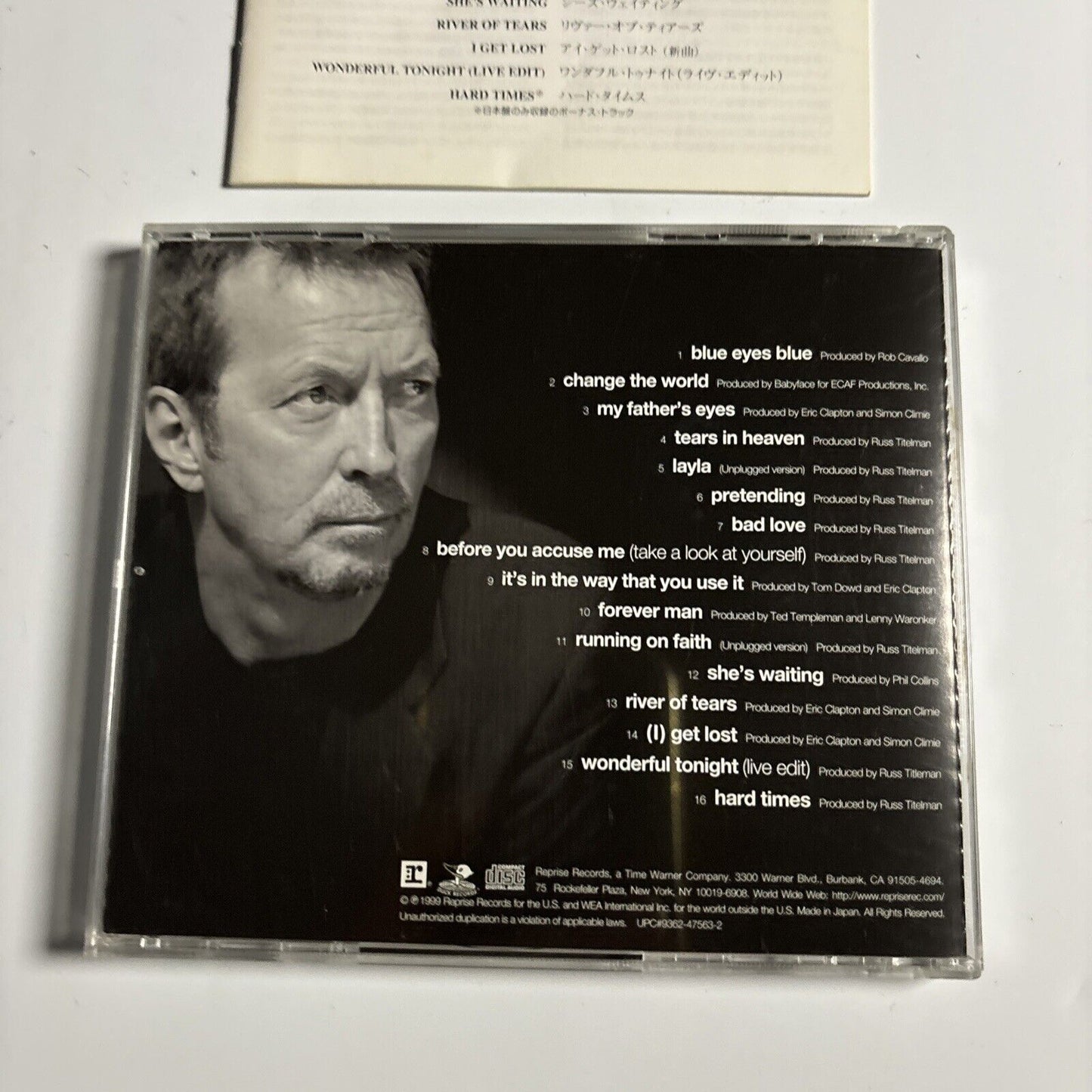 Eric Clapton - Clapton Chronicles  (CD, 1999) Japan wpcr-10600