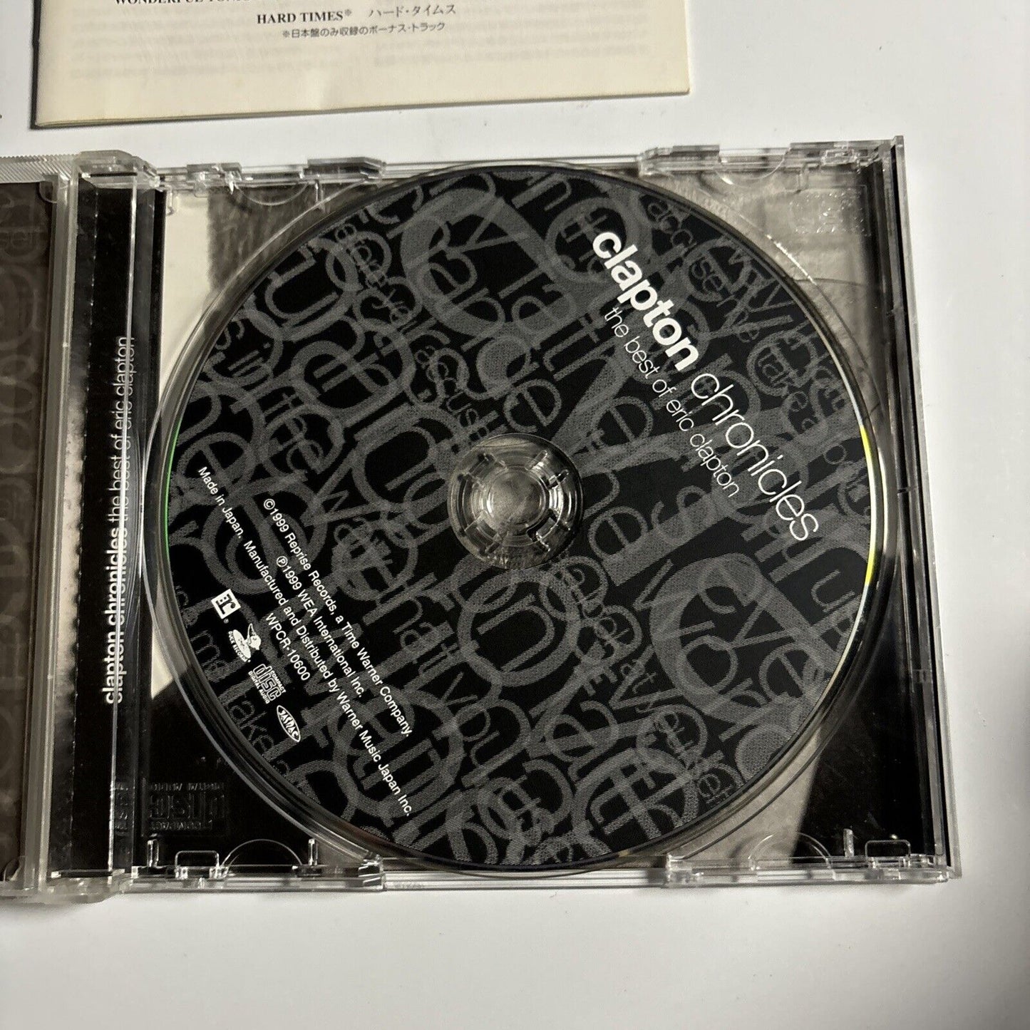 Eric Clapton - Clapton Chronicles  (CD, 1999) Japan wpcr-10600