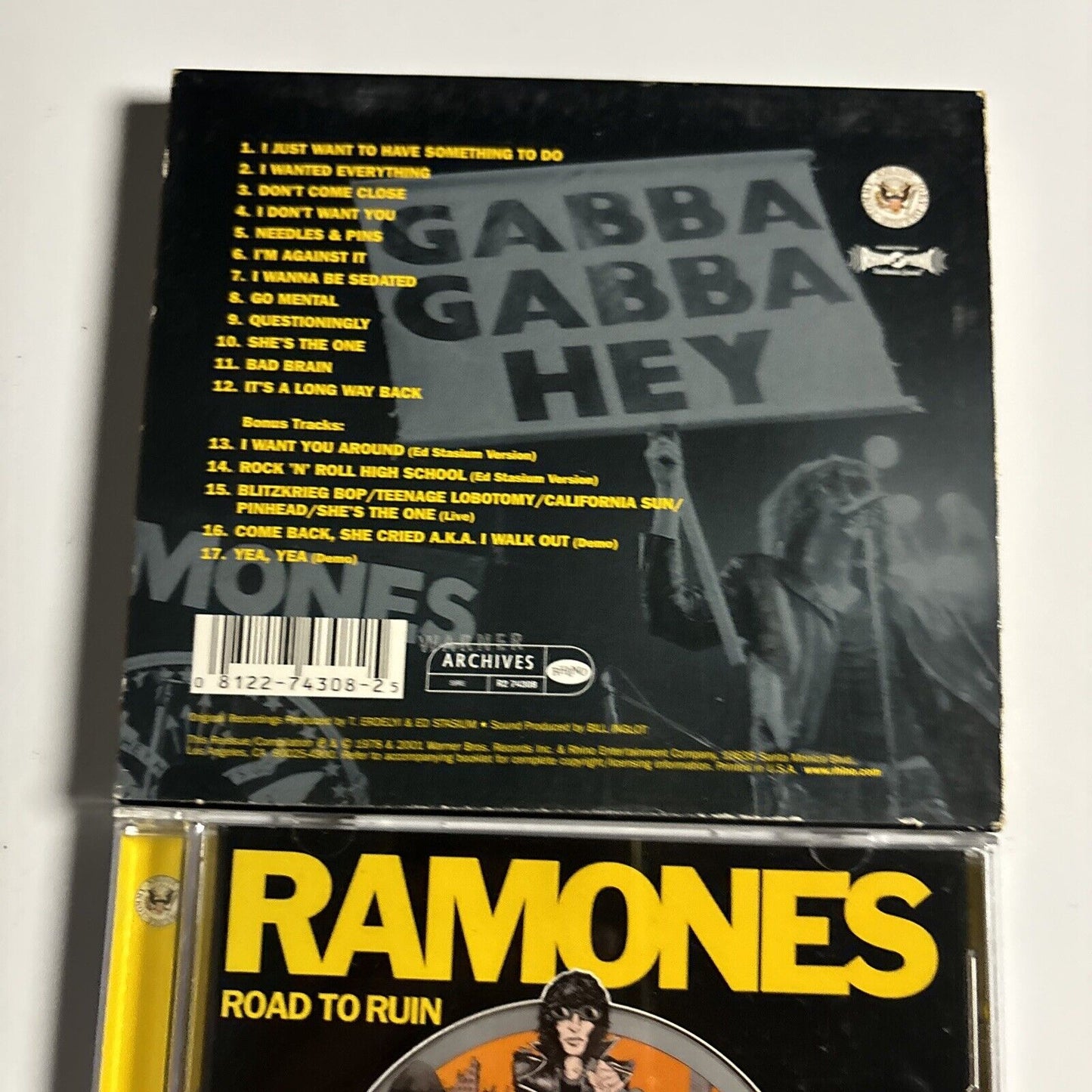 Ramones - Road To Ruin (CD, 2001) Rhino Records R2 74308
