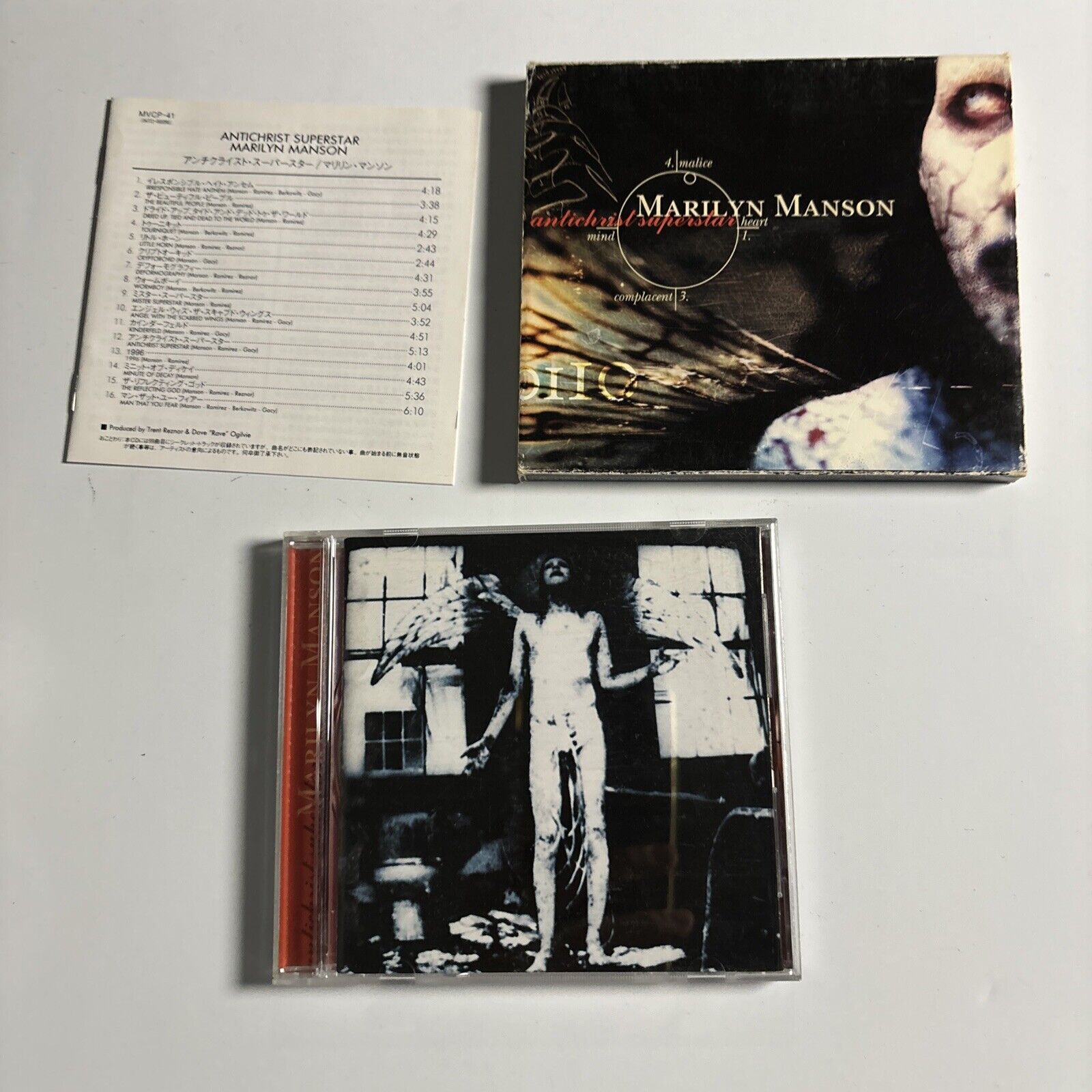 Marilyn Manson - Antichrist Superstar (CD, 1996) Japan mvcp
