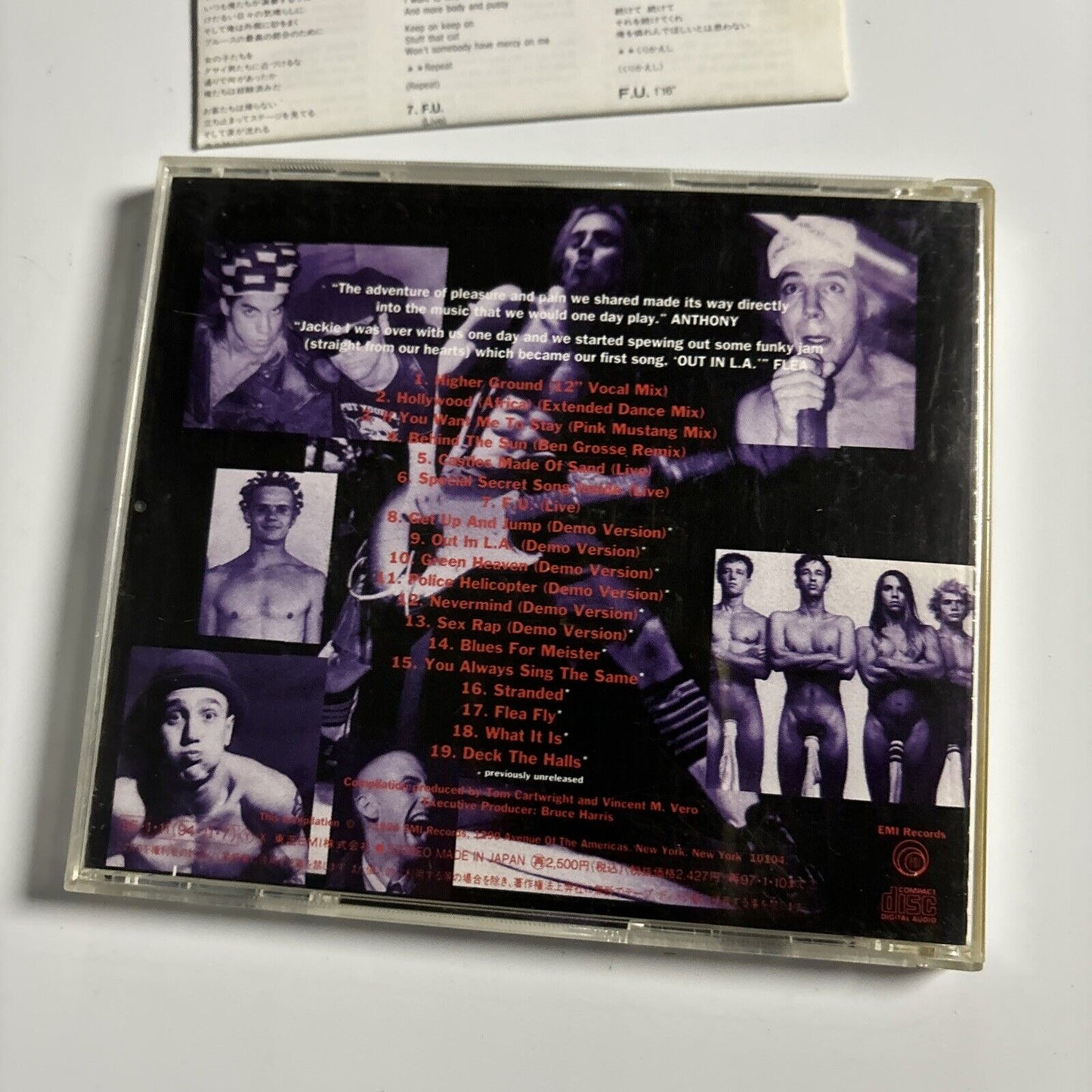 Red Hot Chili Peppers - Out In L.A. (CD, 1995) Japan tocp-8436