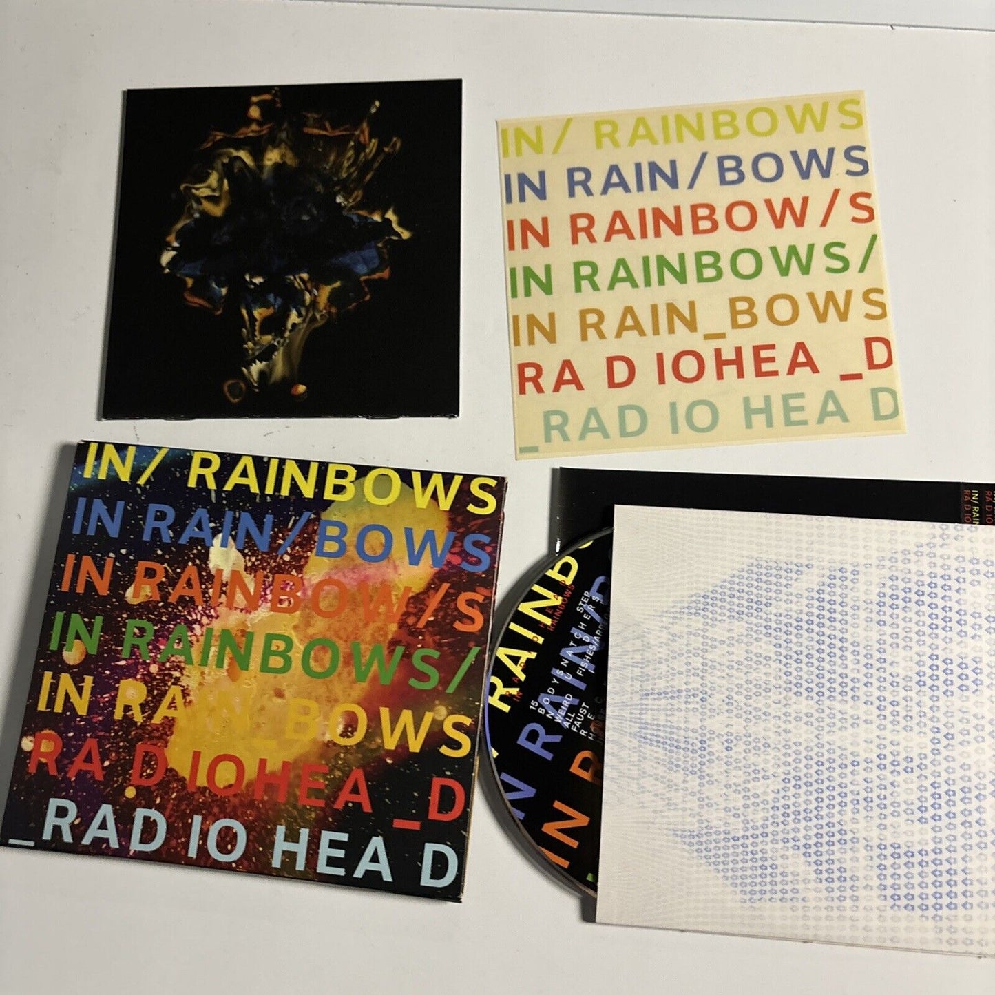 Radiohead - In Rainbows (CD, 2008) XL Recordings XLCD 324 Sticker