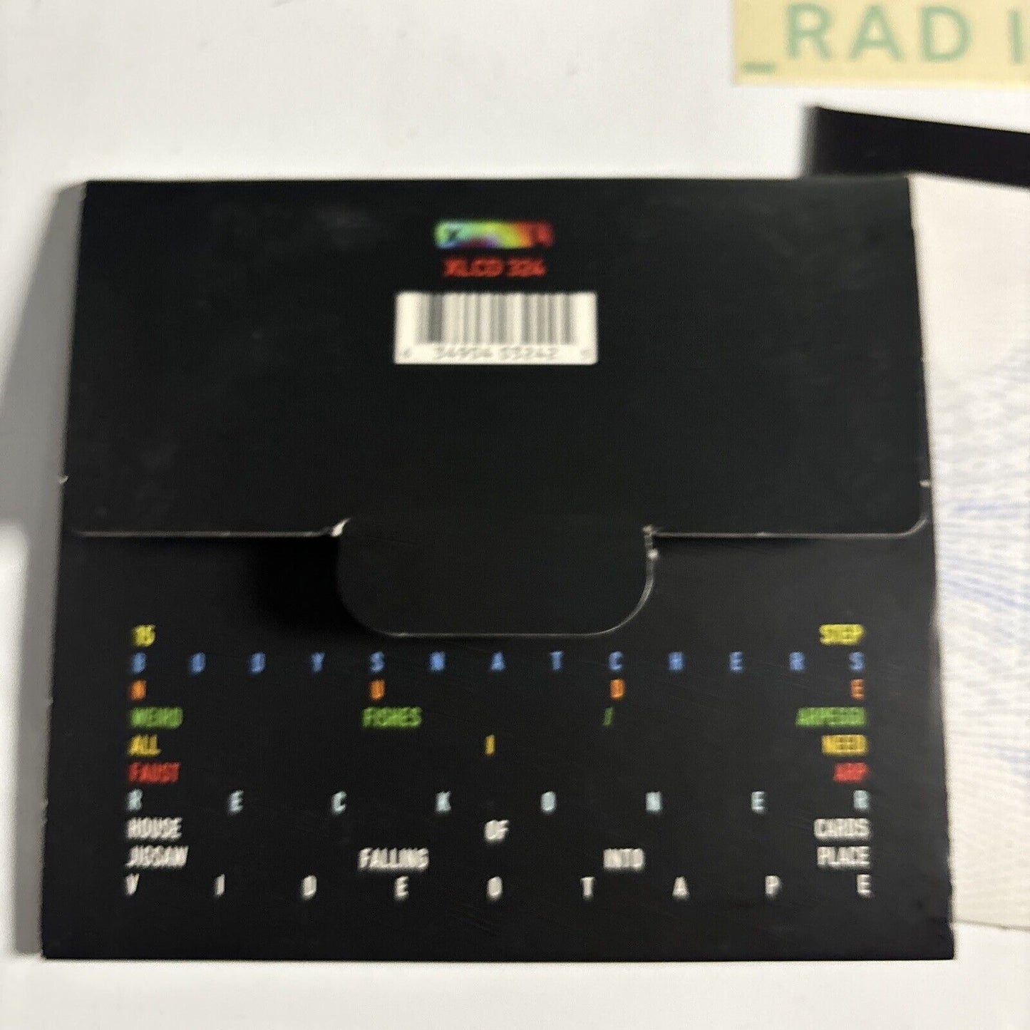 Radiohead - In Rainbows (CD, 2008) XL Recordings XLCD 324 Sticker