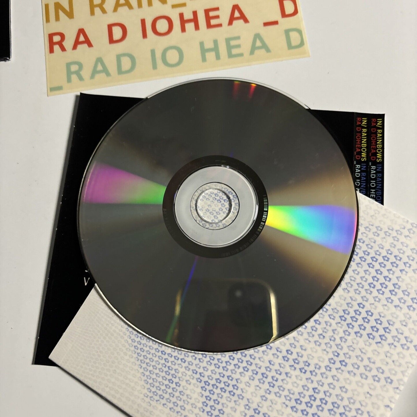 Radiohead - In Rainbows (CD, 2008) XL Recordings XLCD 324 Sticker