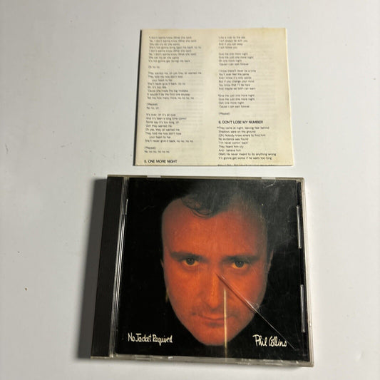 Phil Collins - No Jacket Required (CD, 1985) WEA 2 51699-2