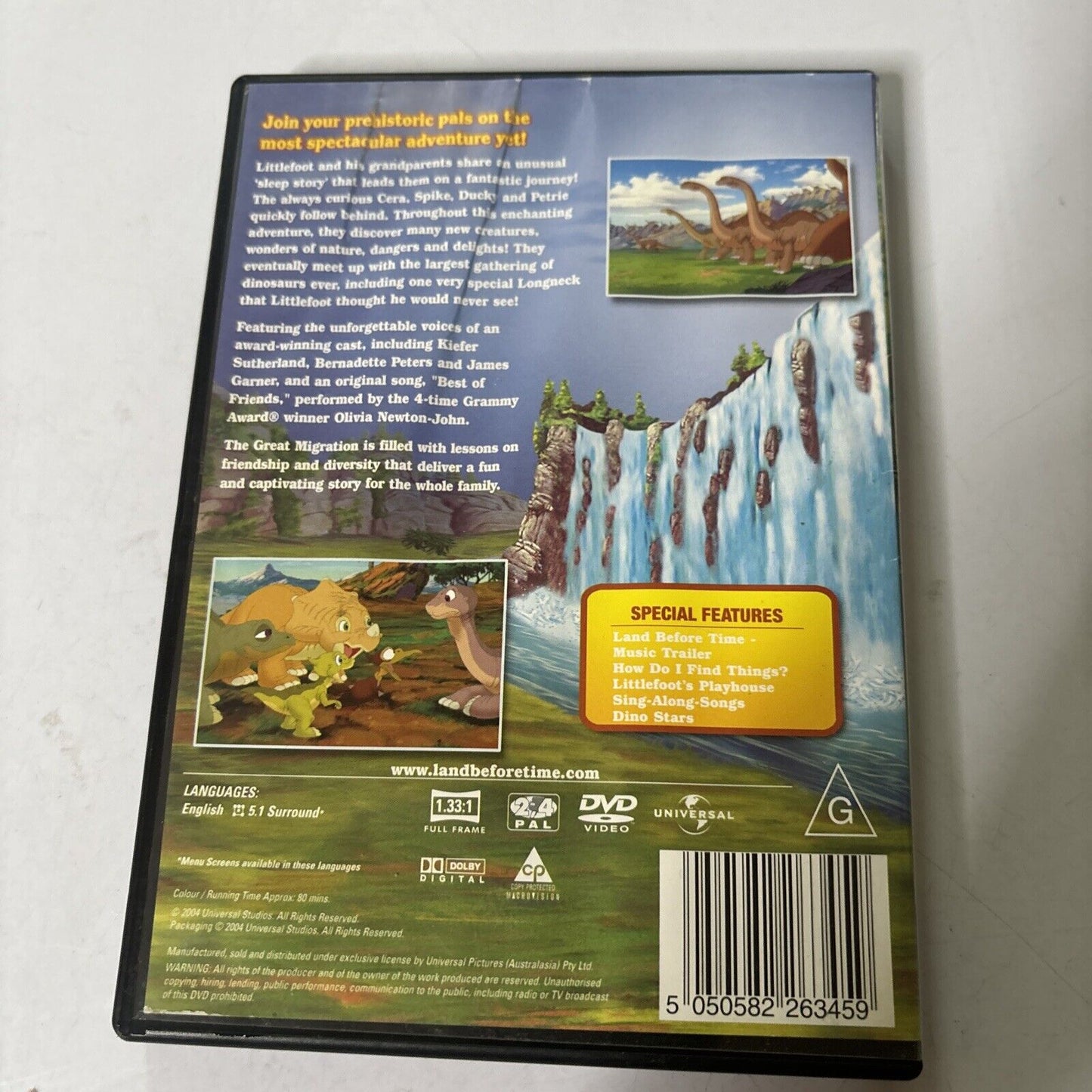 The Land before Time - The Great Migration : Vol 10 (DVD, 2003) Region 4