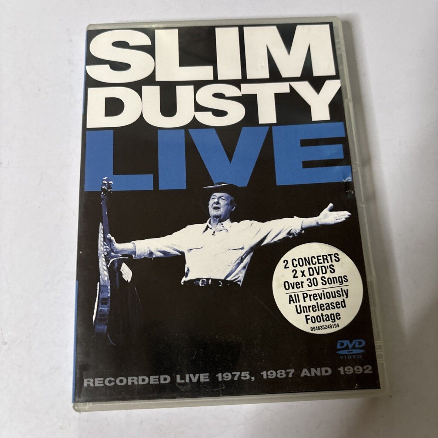 Slim Dusty - Live (DVD, 1992) All Regions