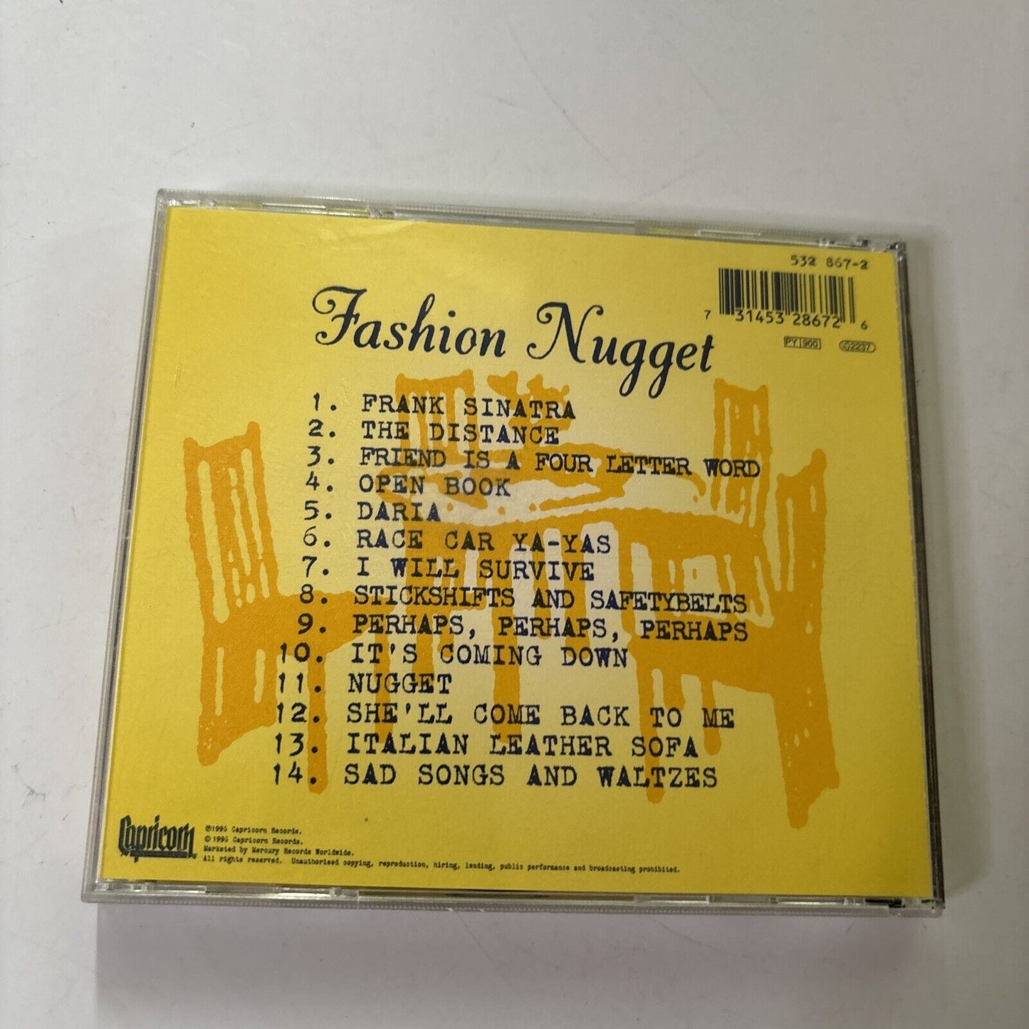 Fashion Nugget by Cake (CD, 2001)