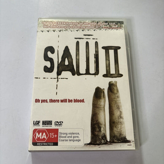 Saw II (DVD, 2005) Donnie Wahlberg, Shawnee Smith Region 4