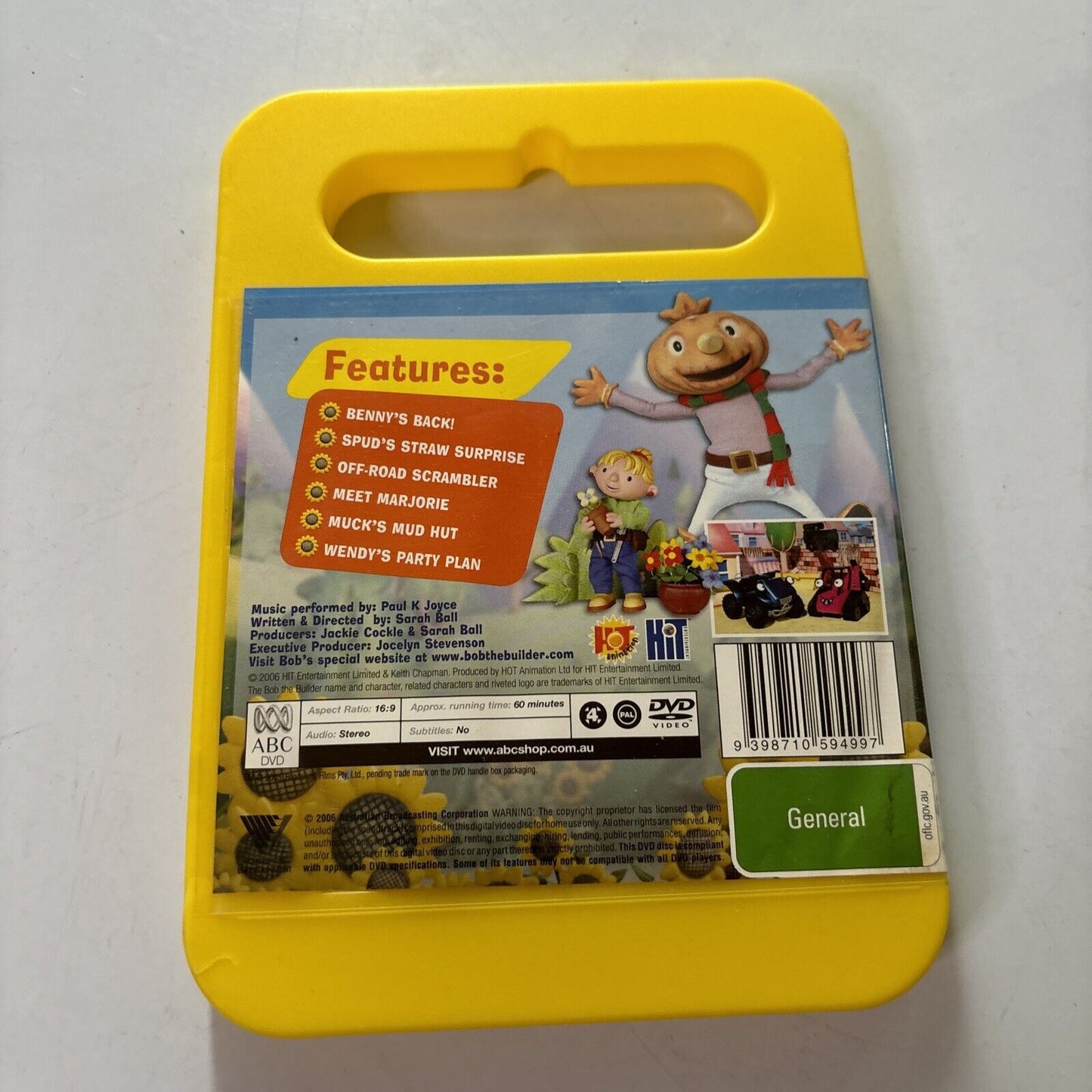 Bob the Builder - Benny's Back (DVD, 1999) Region 4