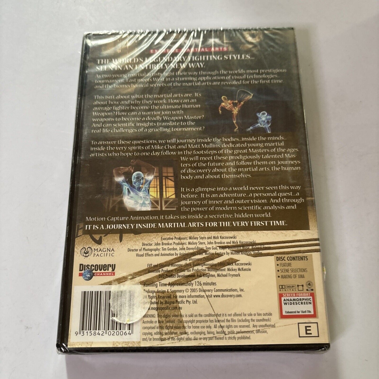 Discovery Channel: Xtreme Martial Arts (DVD, 2003) NEW Region 4
