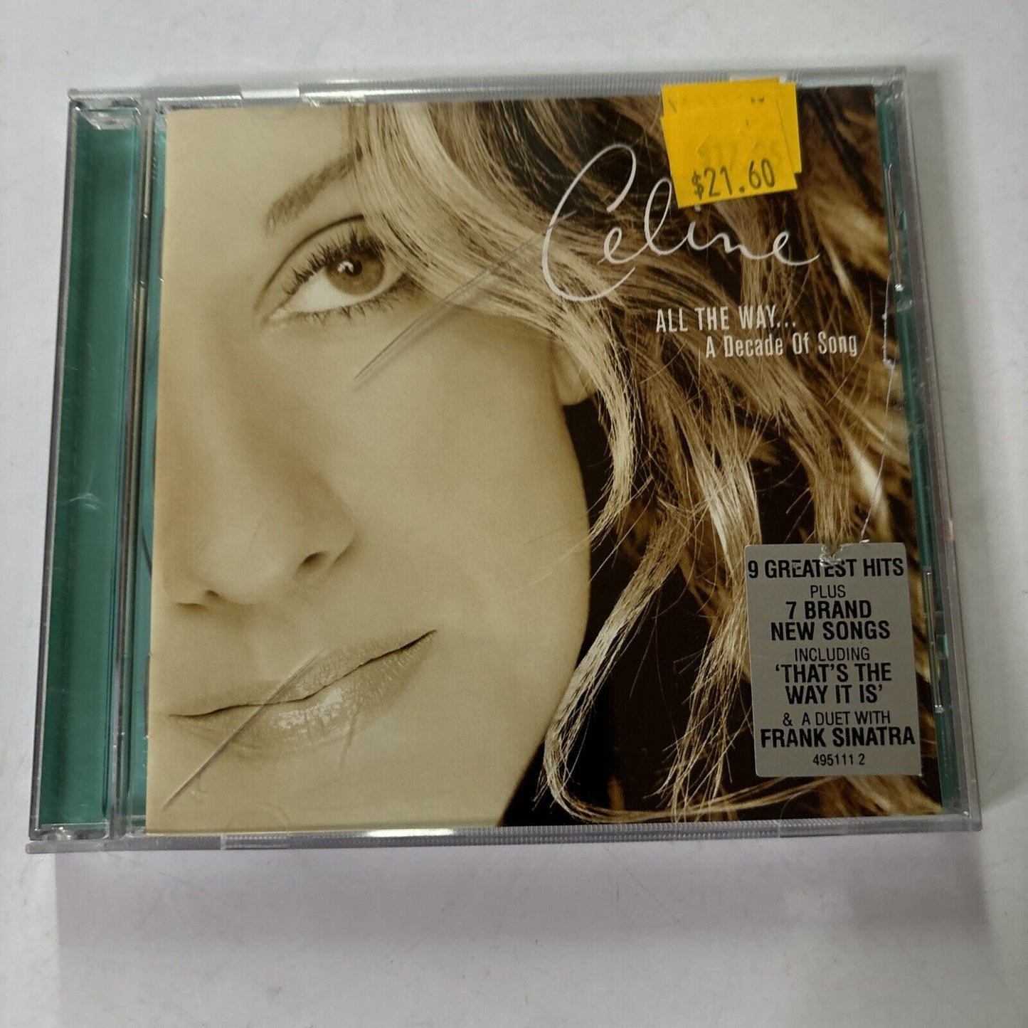 Celine Dion - All The Way... A Decade Of Song (CD, 1999)