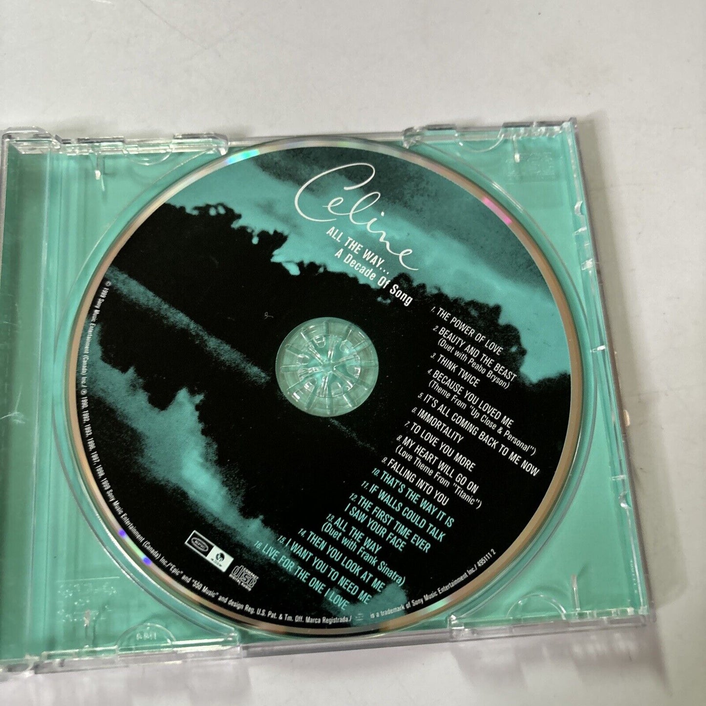 Celine Dion - All The Way... A Decade Of Song (CD, 1999)
