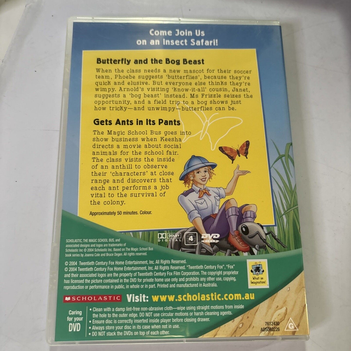 Scholastic: The Magic School Bus - Discovering Bugs DVD Region 4