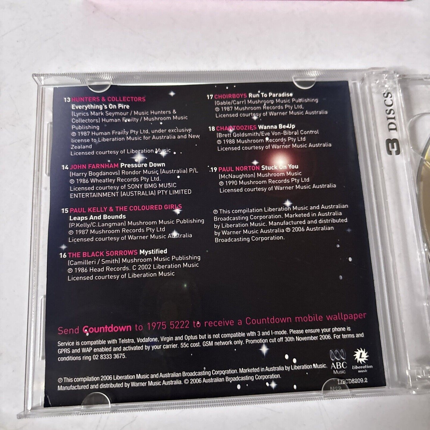 Countdown: the Wonder Years by Various Artists (CD, 2006) *Missing Disc One*