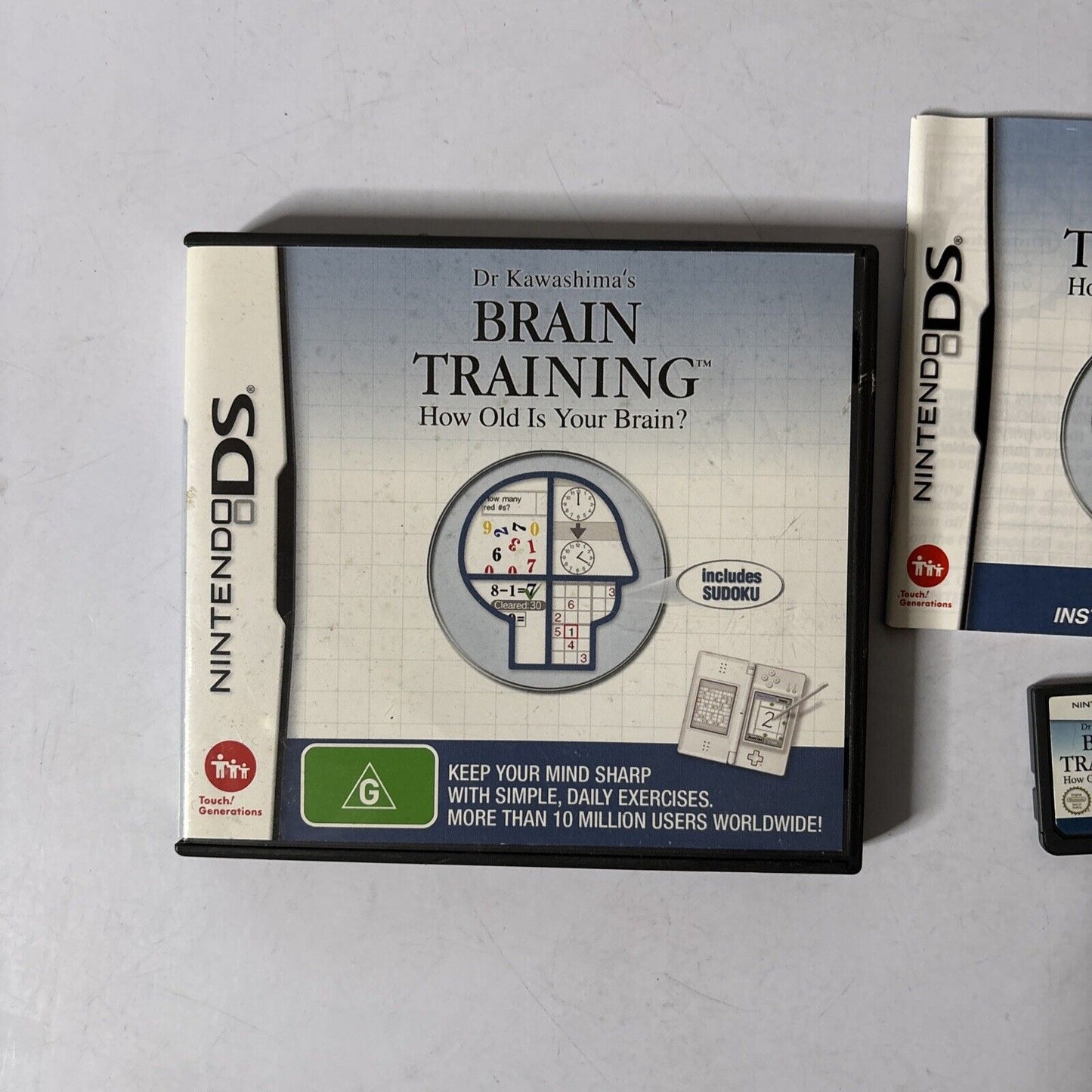 Dr Kawashima's Brain Training (Nintendo DS, 2006) Manual