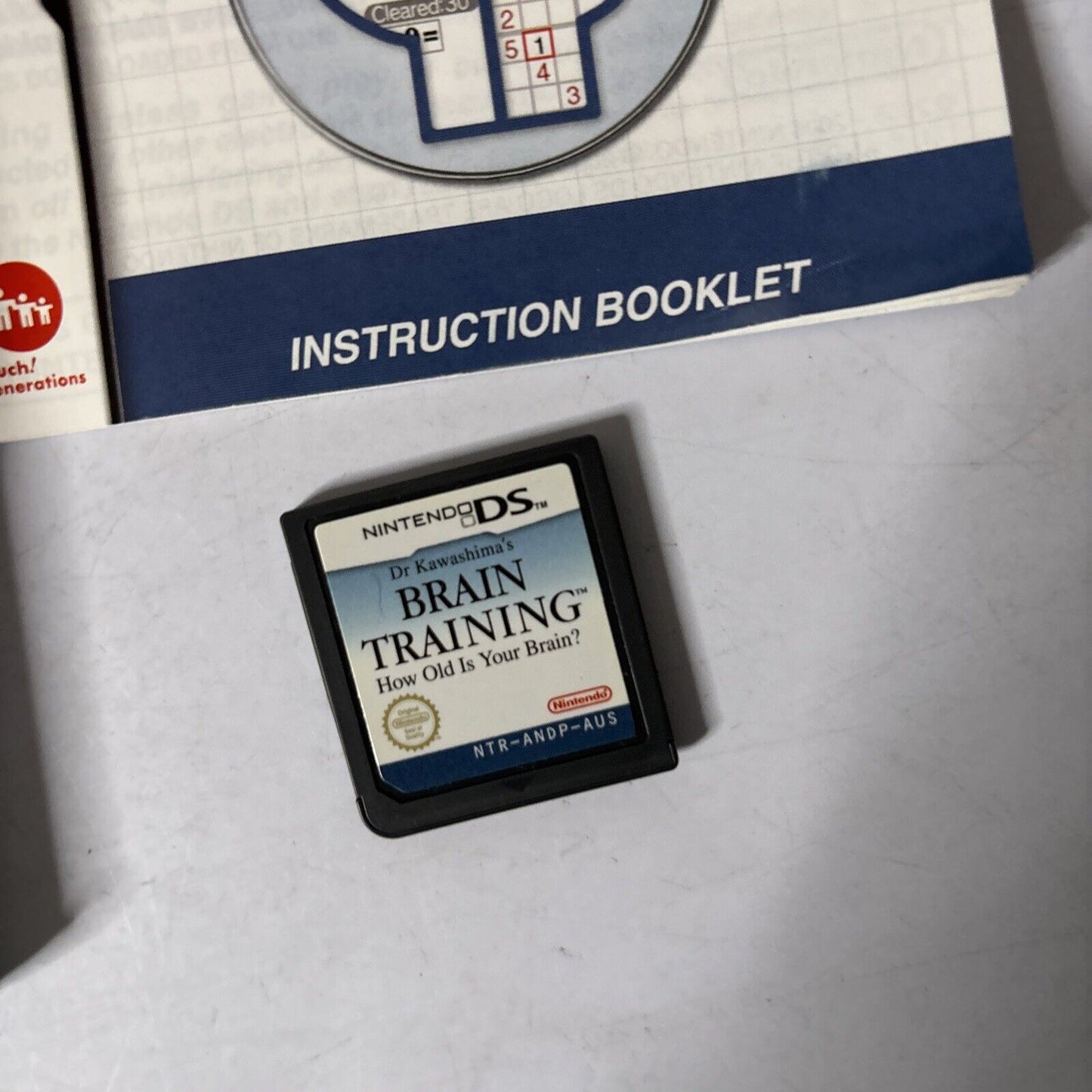 Dr Kawashima's Brain Training (Nintendo DS, 2006) Manual