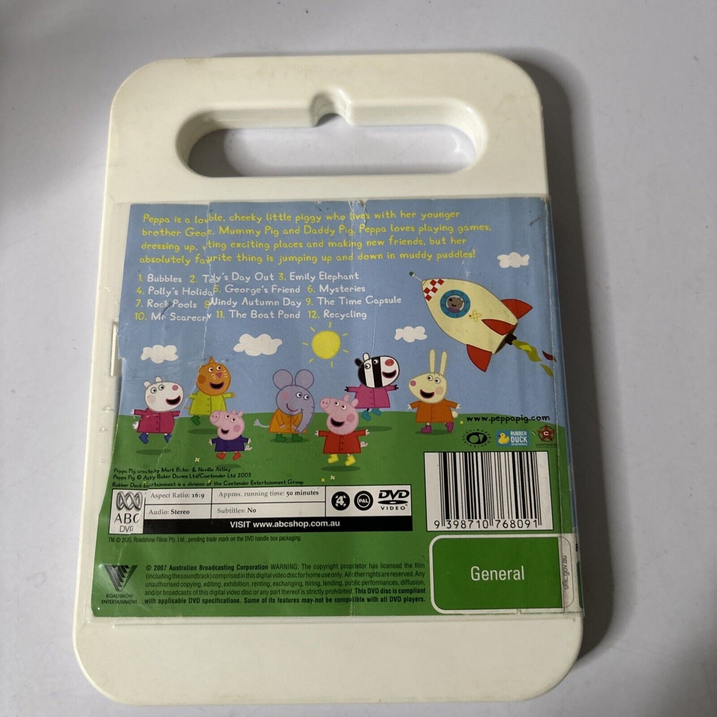 Peppa Pig Bubbles DVD Region 4 Retro Unit peppa-pig-bubbles-dvd-region-4-retro-unit